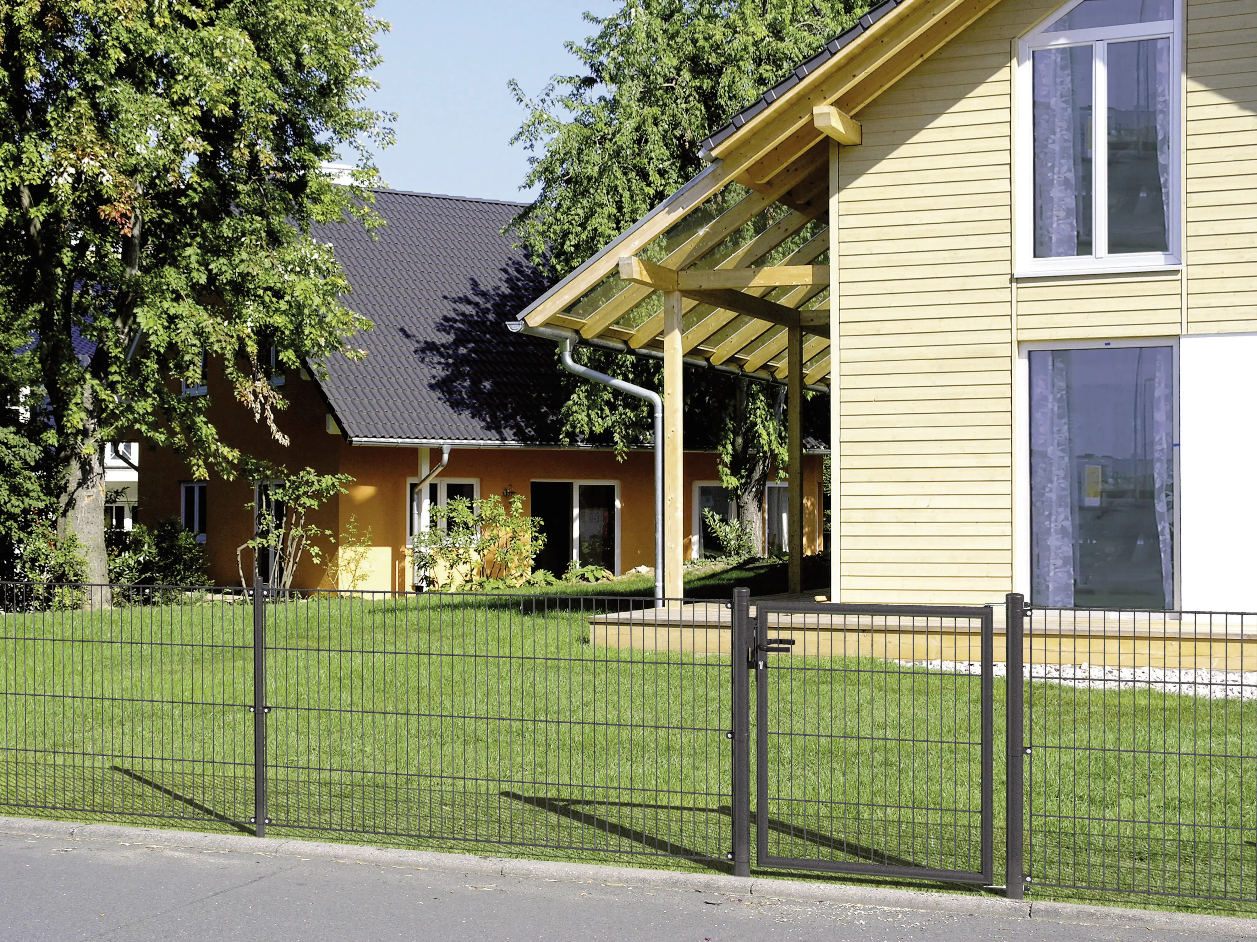 Alberts Komplettset Einstabmatten 10 m 75 cm 8/6/4 anthrazit