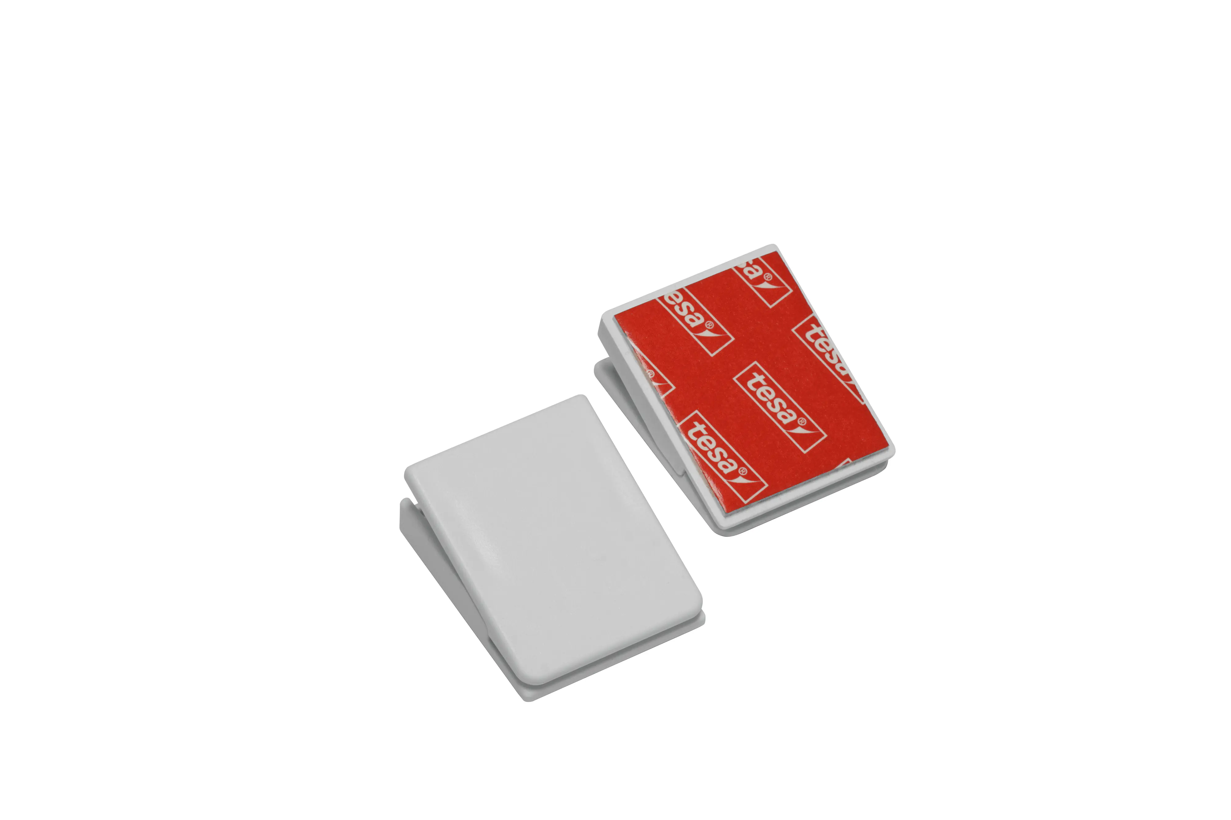 Gardinia Klebeklammer mit Tesapads weiß 2 Stück