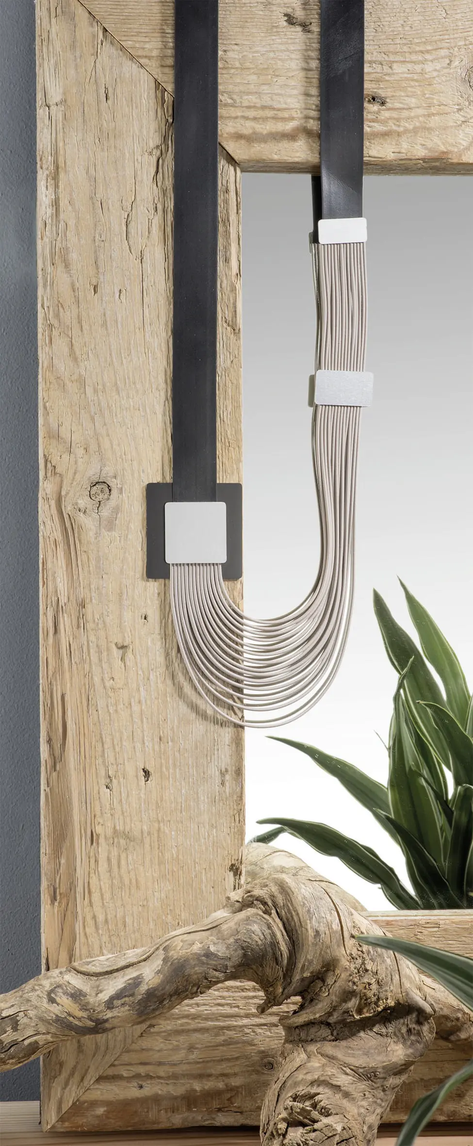 Glorex Gummibänder beige/grau/braun/schwarz 4 x 3 m, Ø 1 mm