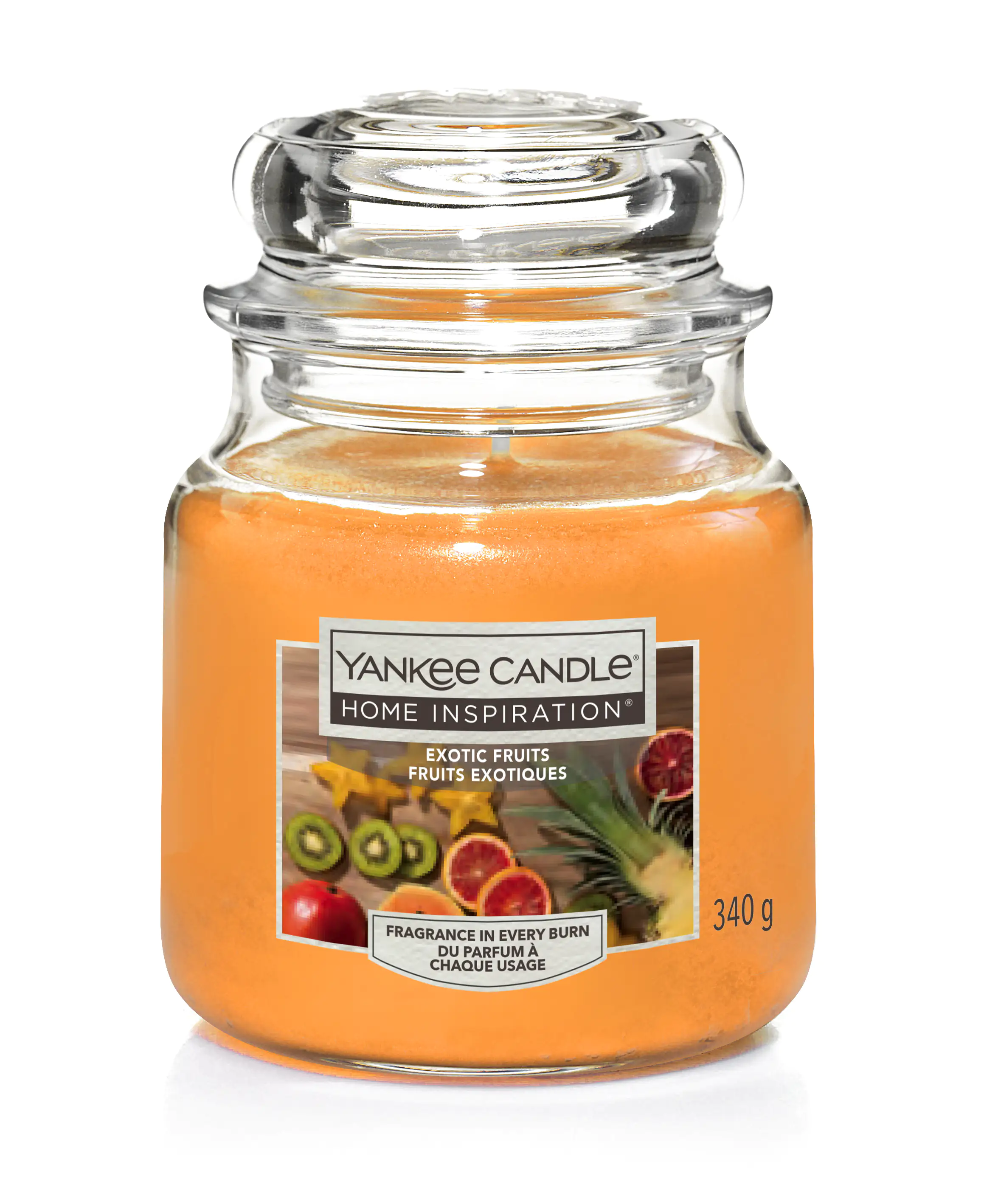 Yankee Candle Duftkerze Mittleres Glas Exotic Fruits 340 g, orange Yankee Candle Duftkerze Mittleres Glas Exotic Fruits 340 g, orange