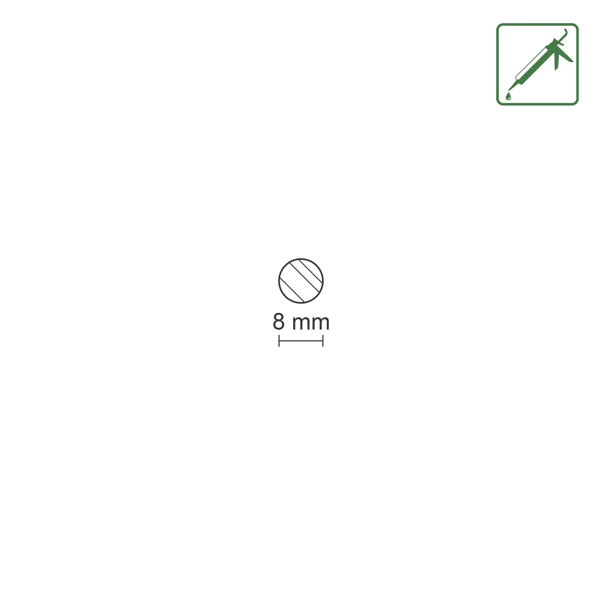 FN Neuhofer Rundstab glatt 100 cm 8 x 8 mm Buche