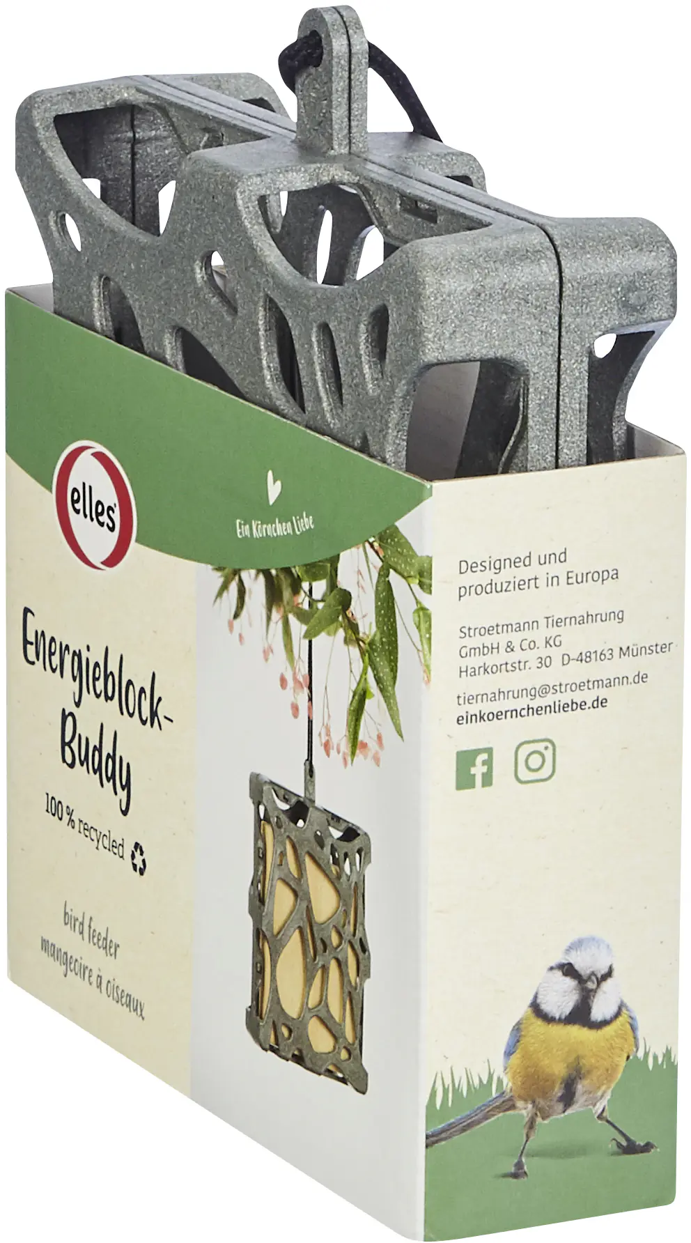 Elles Vogelfutterspender Energieblock-Buddy