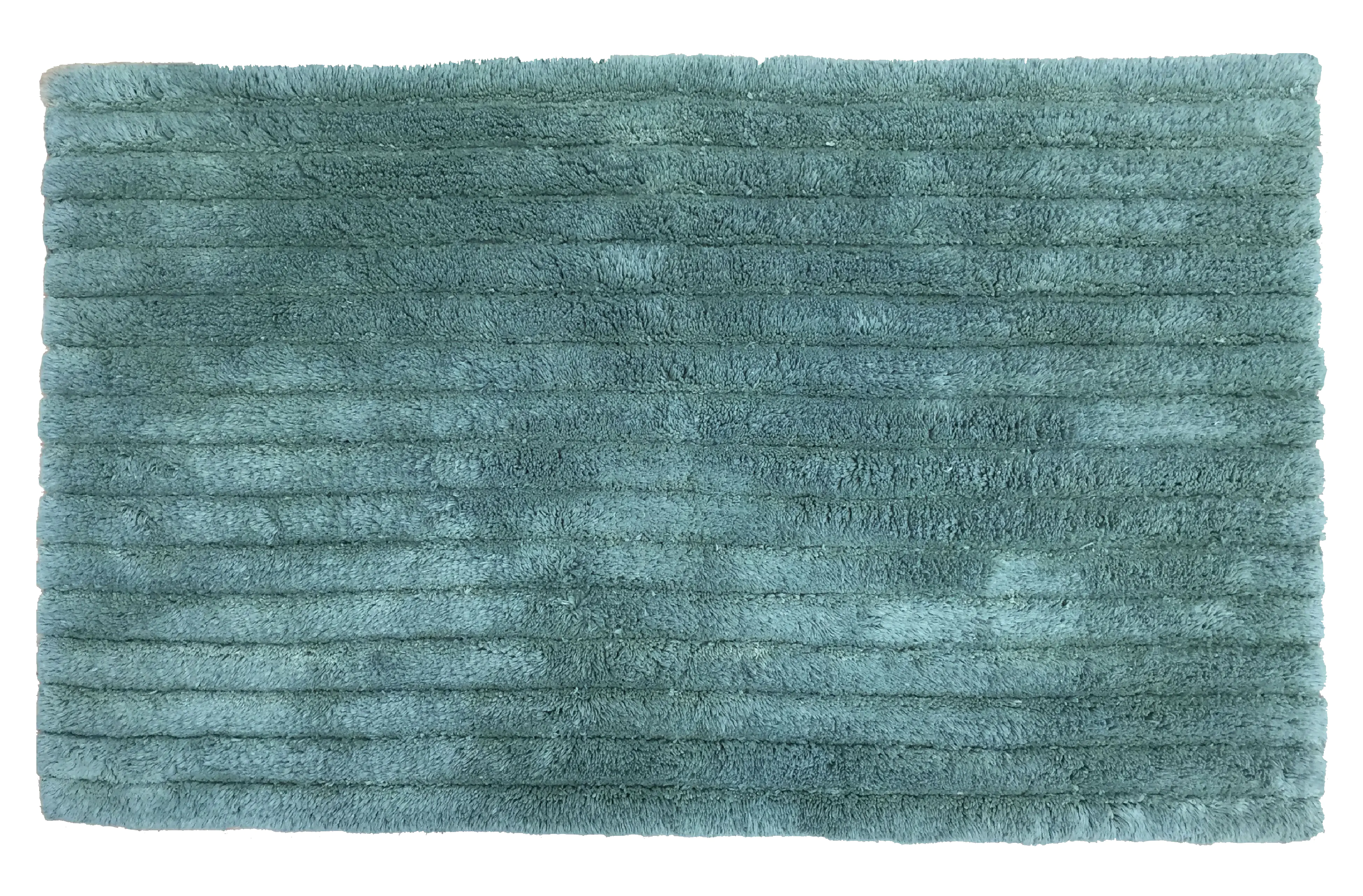 TrendLine Badteppich grün Baumwolle 80 x 50 cm TrendLine Badteppich grün Baumwolle 80 x 50 cm