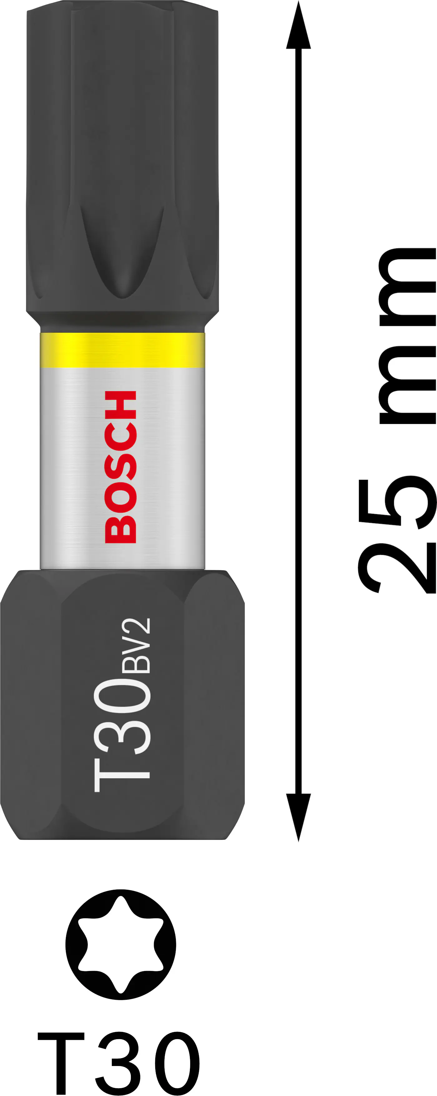 Bosch PRO Impact Bit T30 25 mm 25-teilig Bosch PRO Impact Bit T30 25 mm 25-teilig