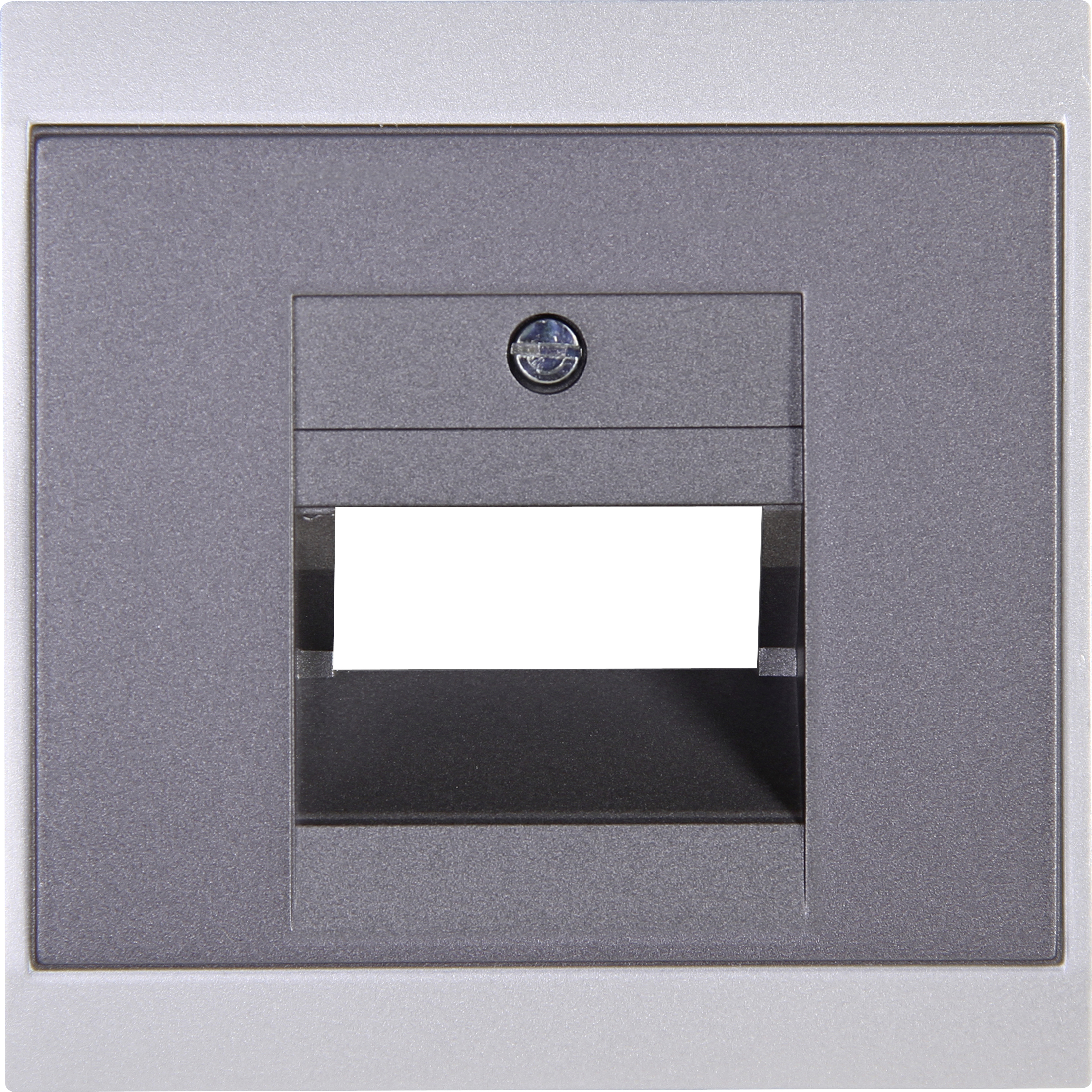 Kopp UAE-Abdeckung für 1-2 Anschlüsse Malta, anthrazit, 333150180