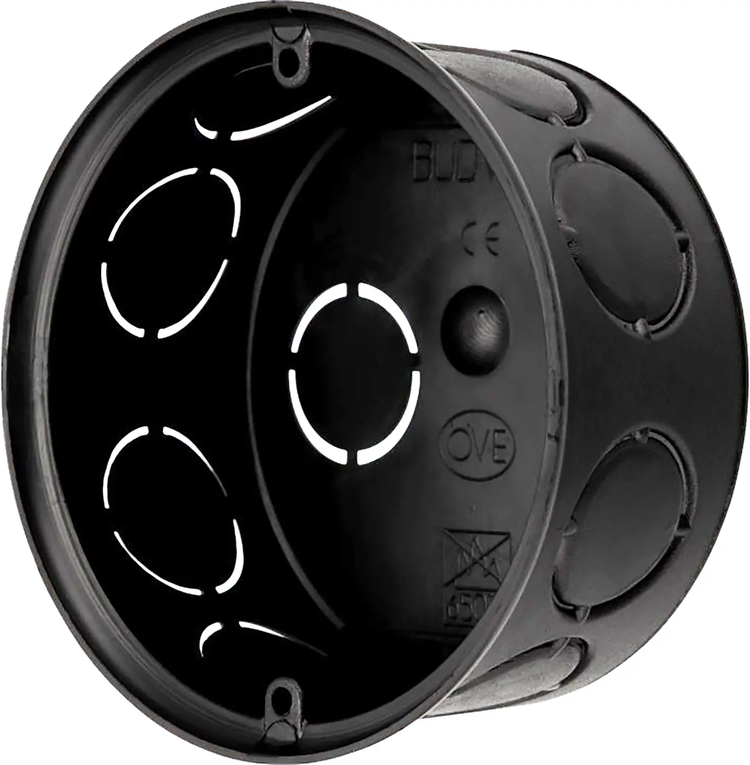 REV ISO Abzweigdose Ø 7 cm  schwarz