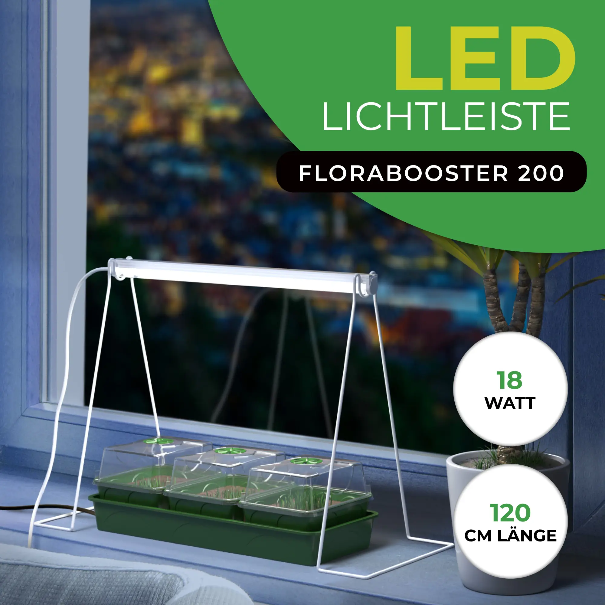 Bio Green Pflanzenleuchte Florabooster 200 60 cm