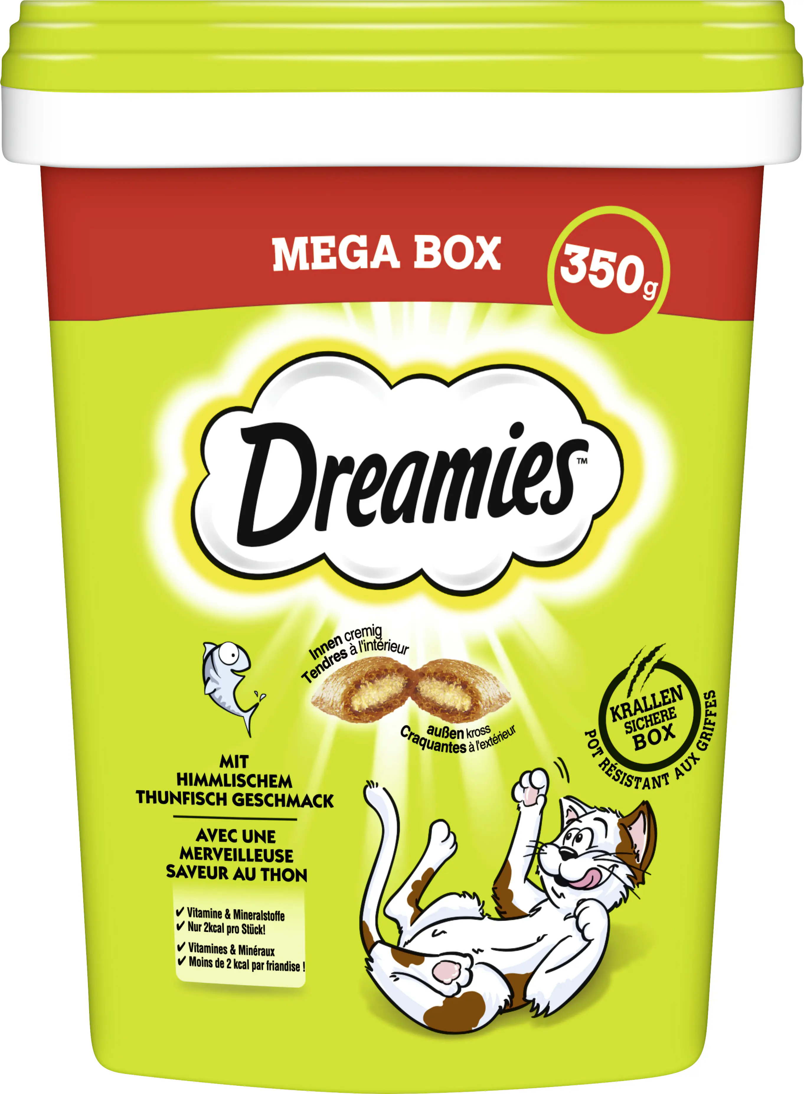 Dreamies Katzen Leckerli 350 g Box Thunfisch
