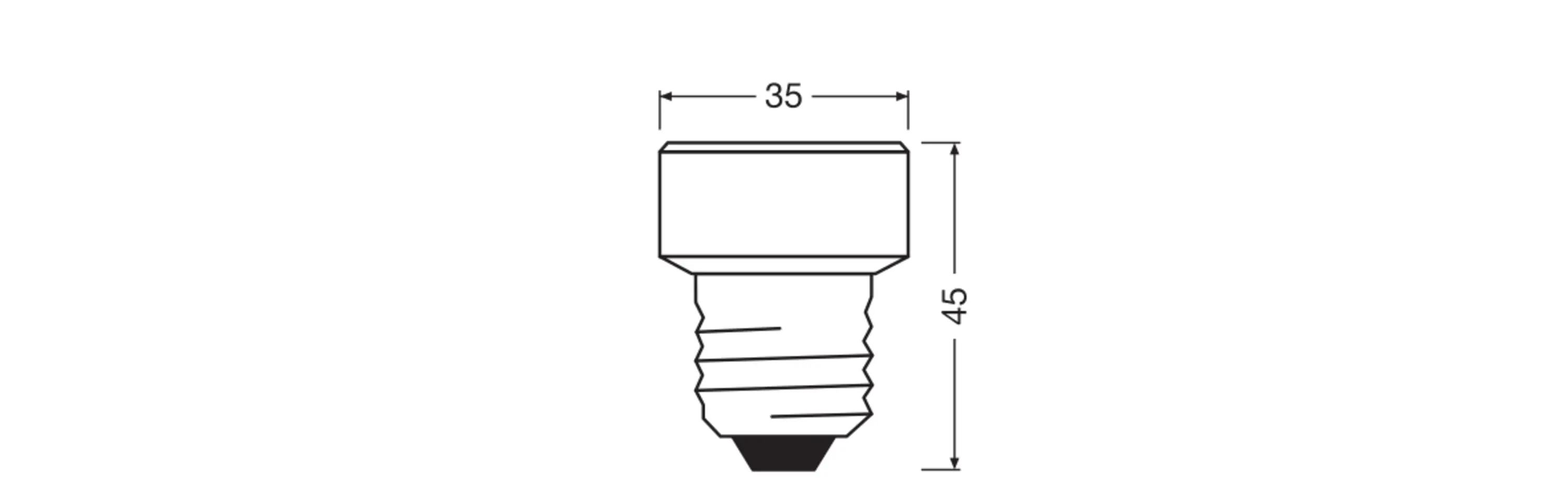 Osram LED Leuchtmittel Star Flat 28 E27 3,5 W warmweiß matt