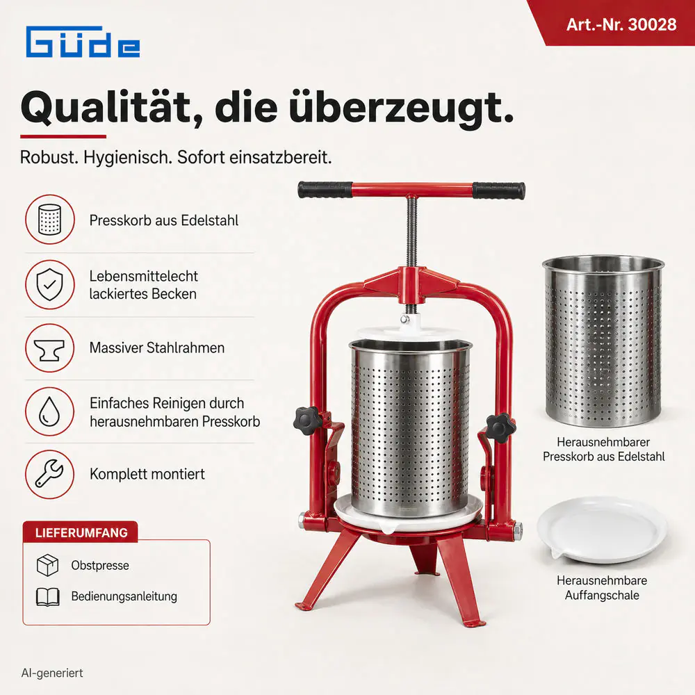 Güde Obstpresse OP 9