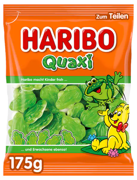 Haribo Fruchtgummi Quaxi Fröschl 175 g