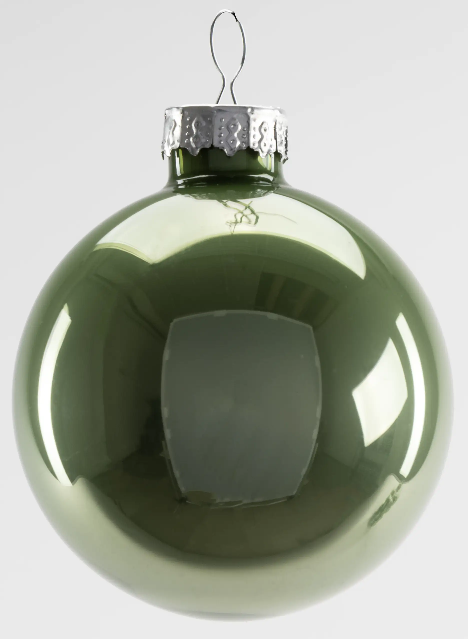 TrendLine Weihnachtskugeln aus Glas Ø 6 cm salbeigrün 20 Stück