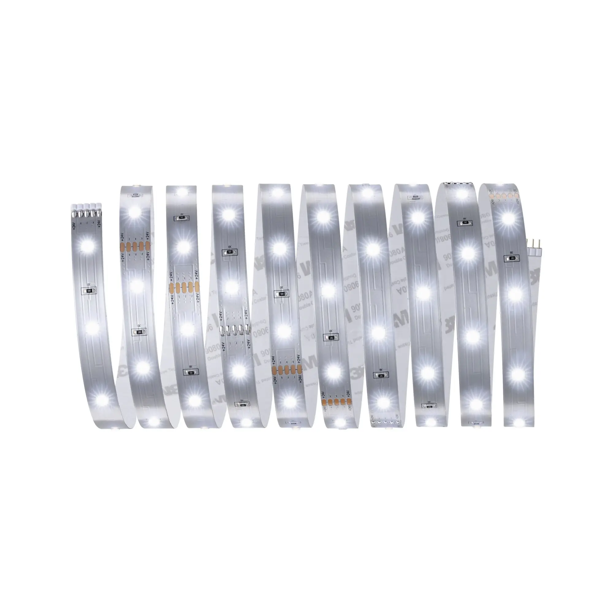 Paulmann LED-Streifen Set MaxLED 3 m 12 W kaltweiß silber dimmbar