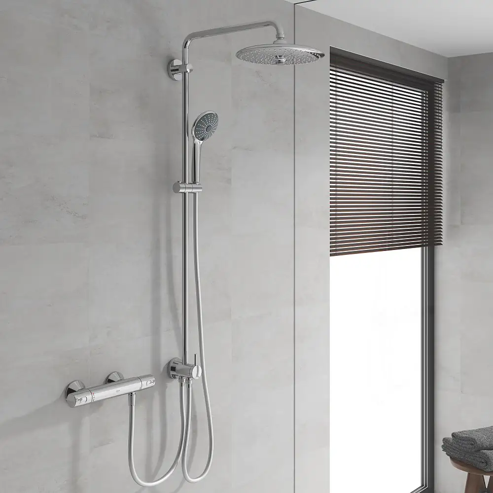 Grohe Kopfbrausesystem Vitalio Joy 260 verchromt, mit Umstellung