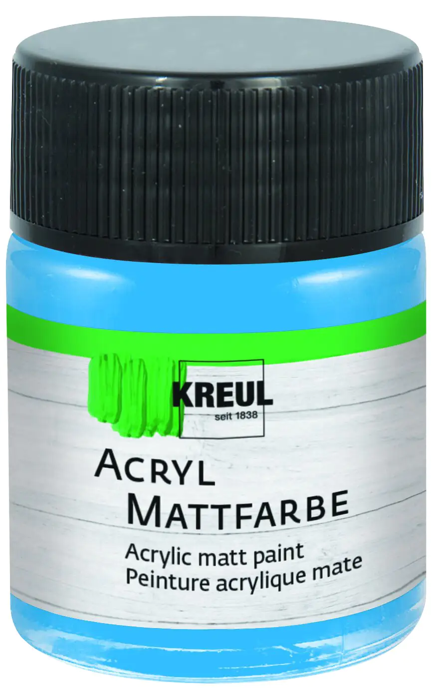 Kreul Acryl Mattfarbe hellblau 50 ml