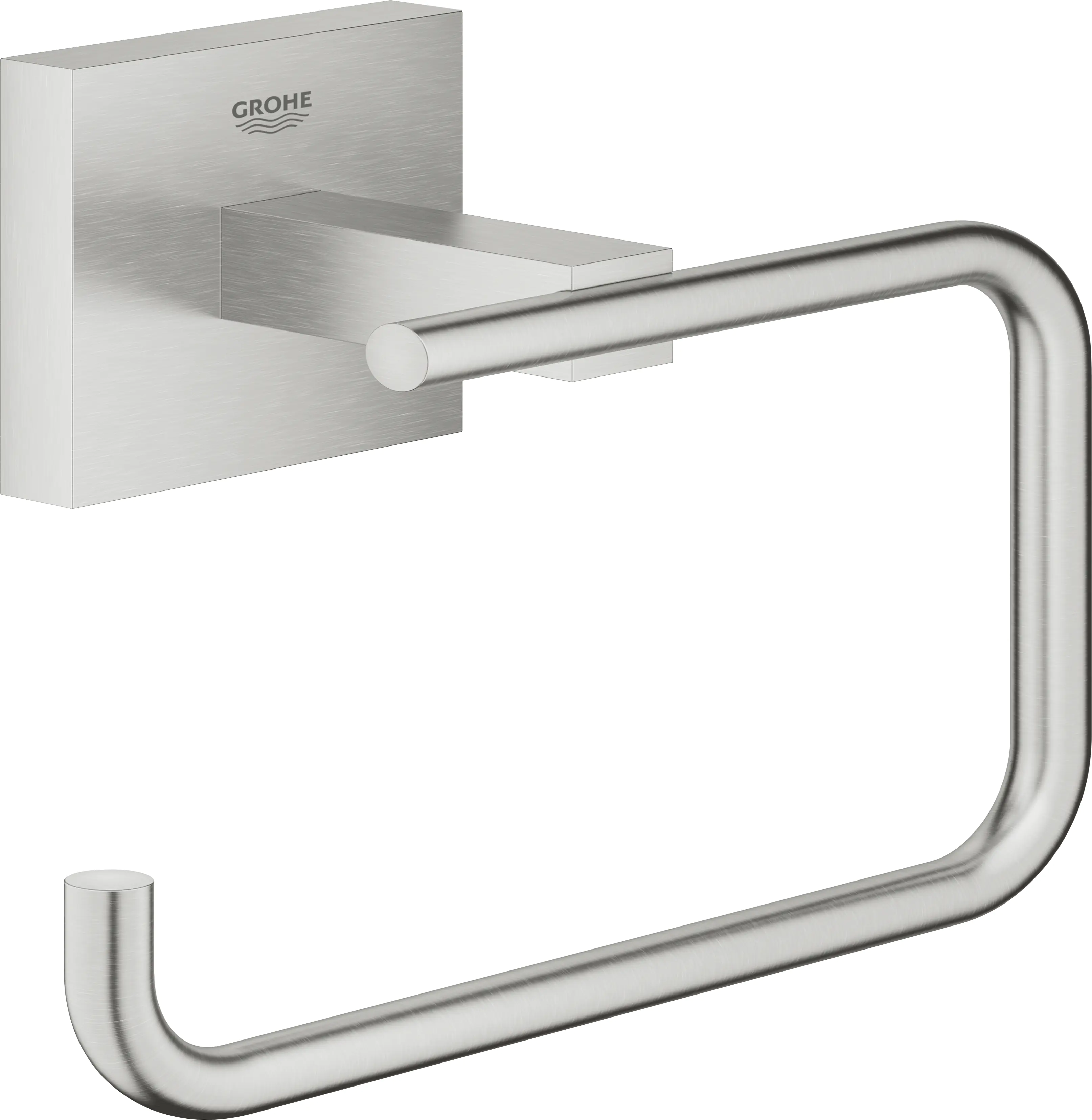 Grohe Start Cube WC-Papierhalter supersteel klebbar Grohe Start Cube WC-Papierhalter supersteel klebbar