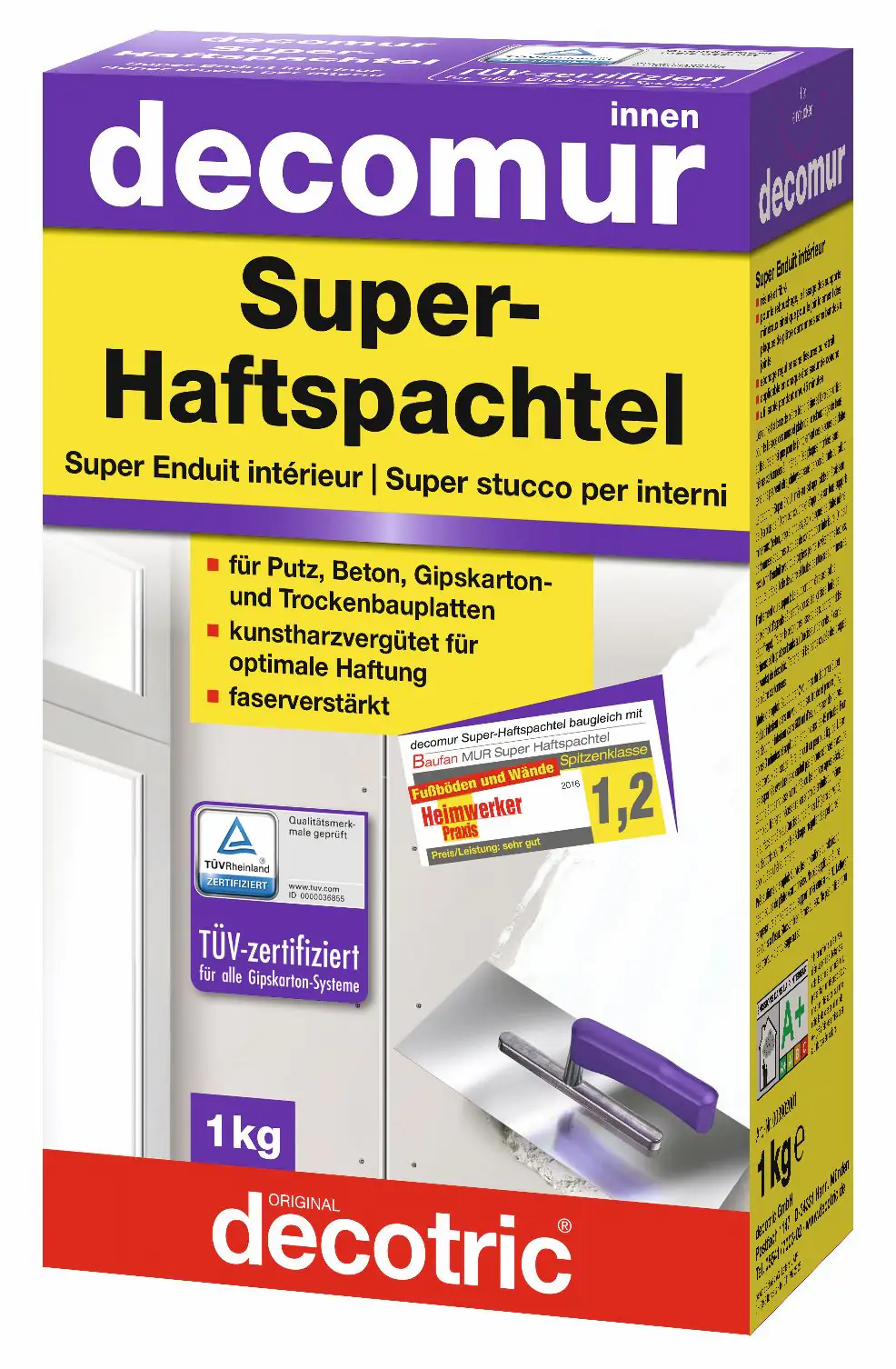 Decotric Decomur Super-Haftspachtel 1 kg