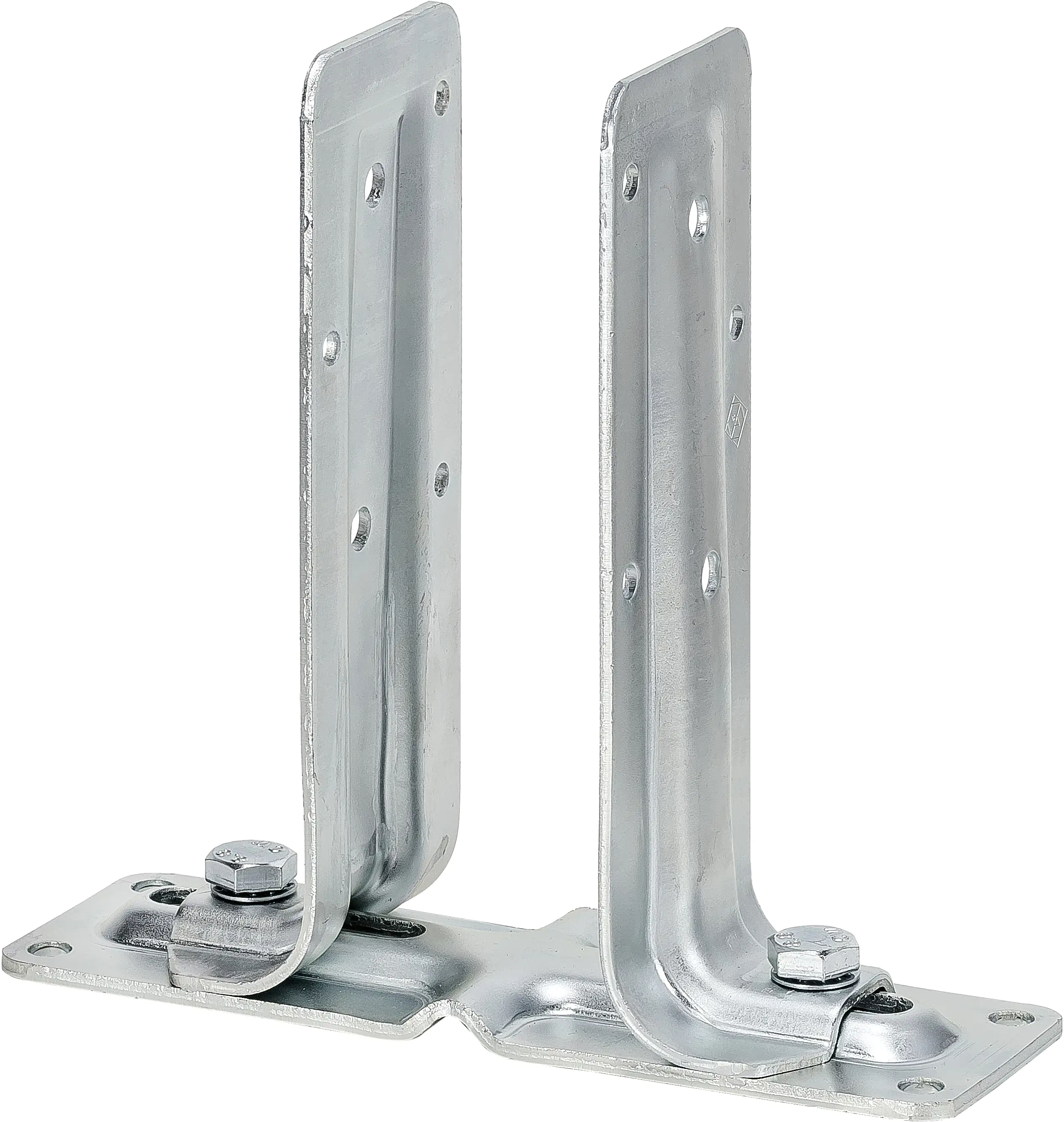 Vormann Verstellbare Stützenschuhe verzinkt 270/65 x 70-140 x 205 mm