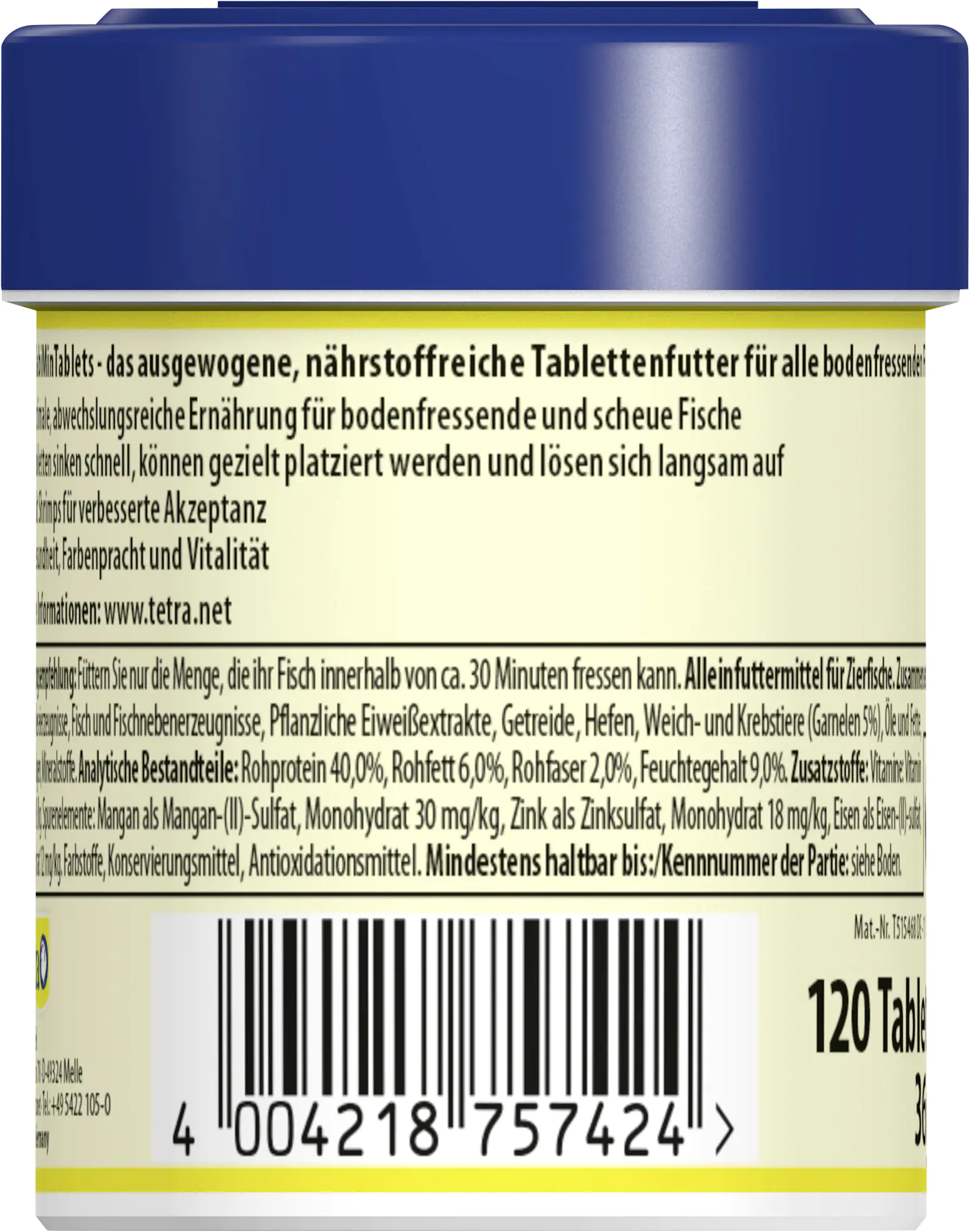 Tetra Tablets TabiMin 120 120 Tabletten
