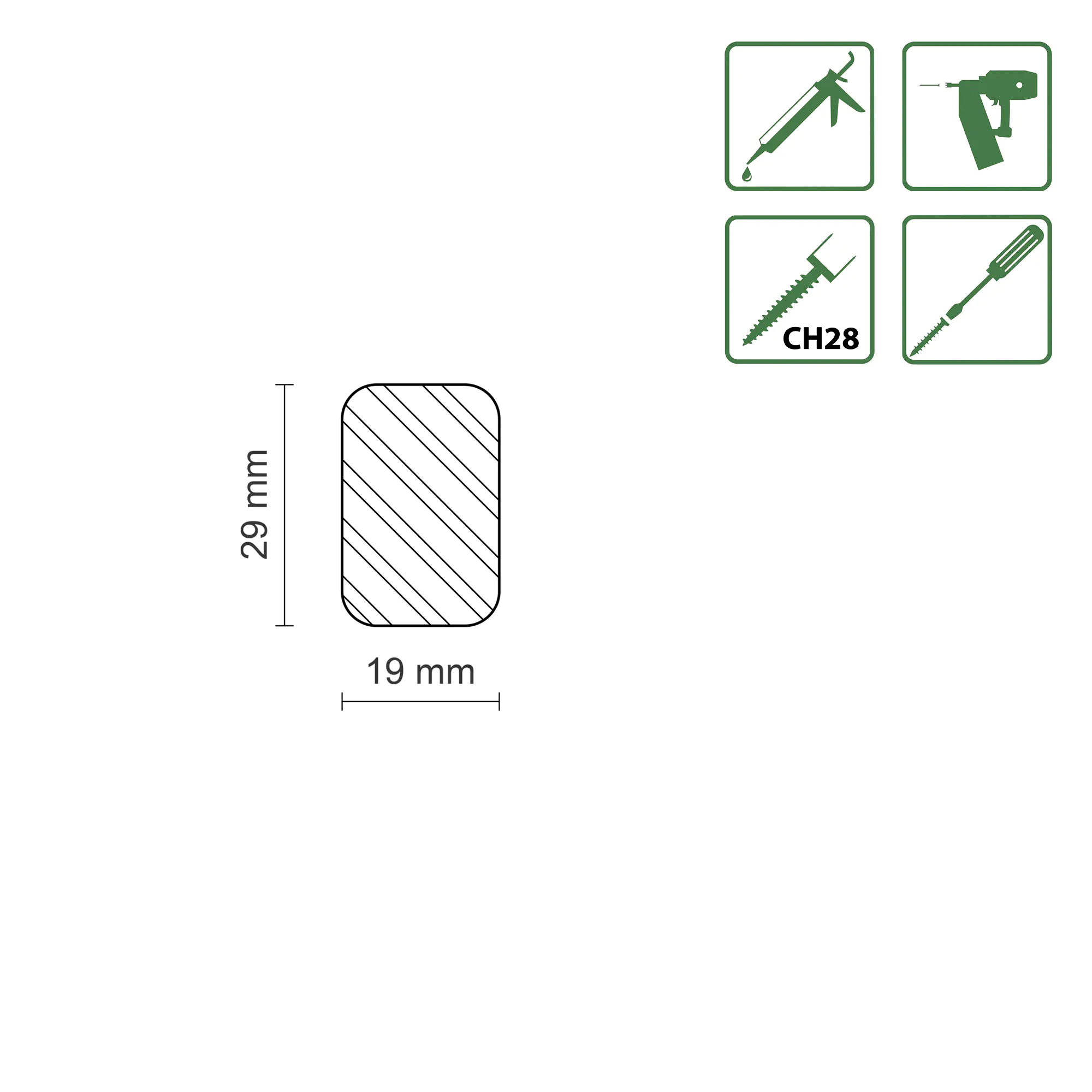 FN Neuhofer Banklatte allseitig gerundet 100 cm 29 x 19 mm Fichte/Kiefer FN Neuhofer Banklatte allseitig gerundet 100 cm 29 x 19 mm Fichte/Kiefer