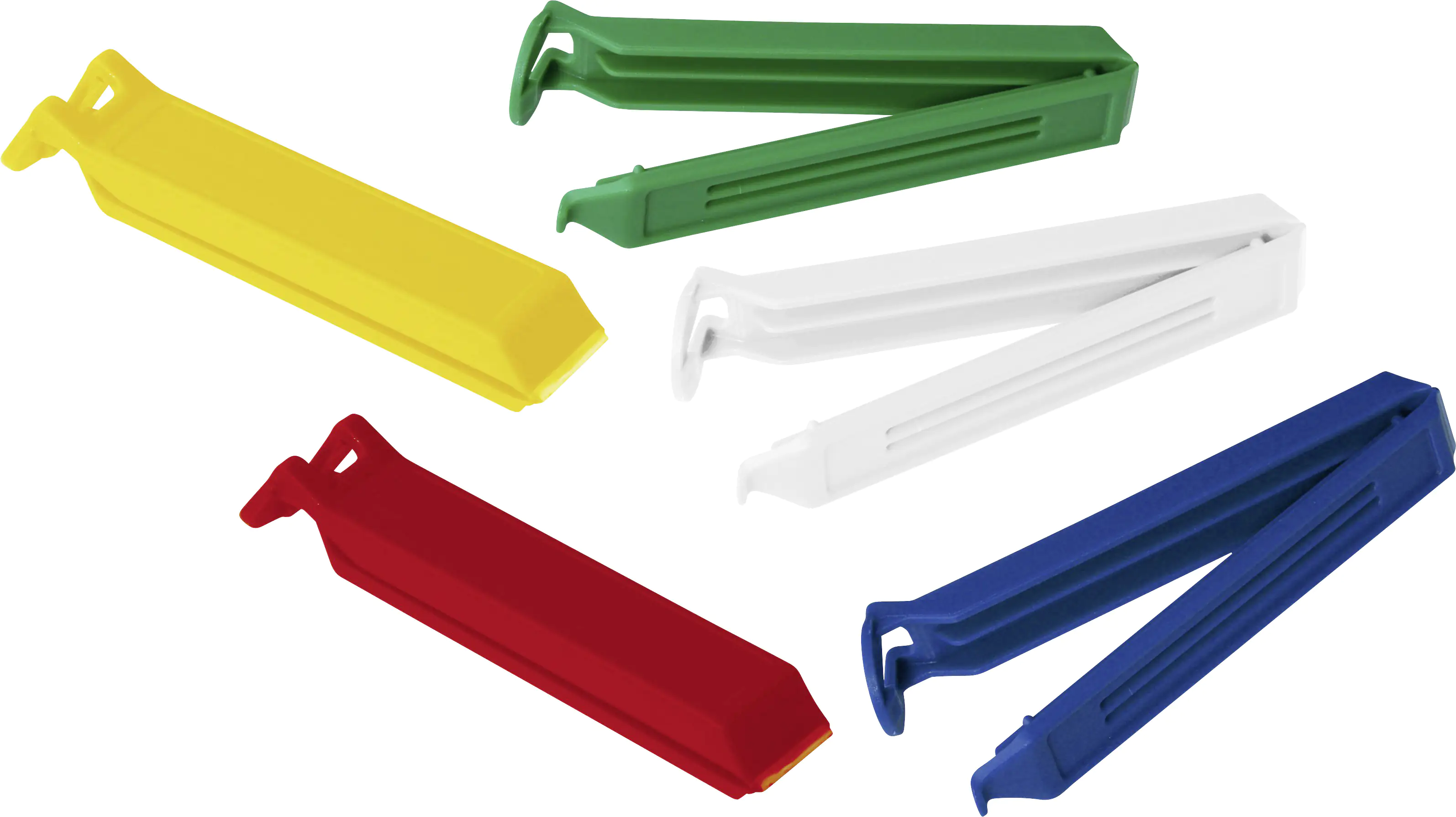 Fackelmann Verschlussclips Tecno 8 cm, 5 Stück