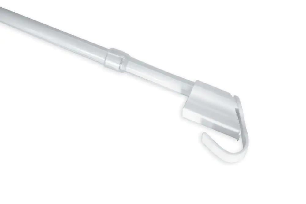 Gardinia Klemm-Vitragenstange weiß, 45 - 75 cm Gardinia Klemm-Vitragenstange weiß, 45 - 75 cm