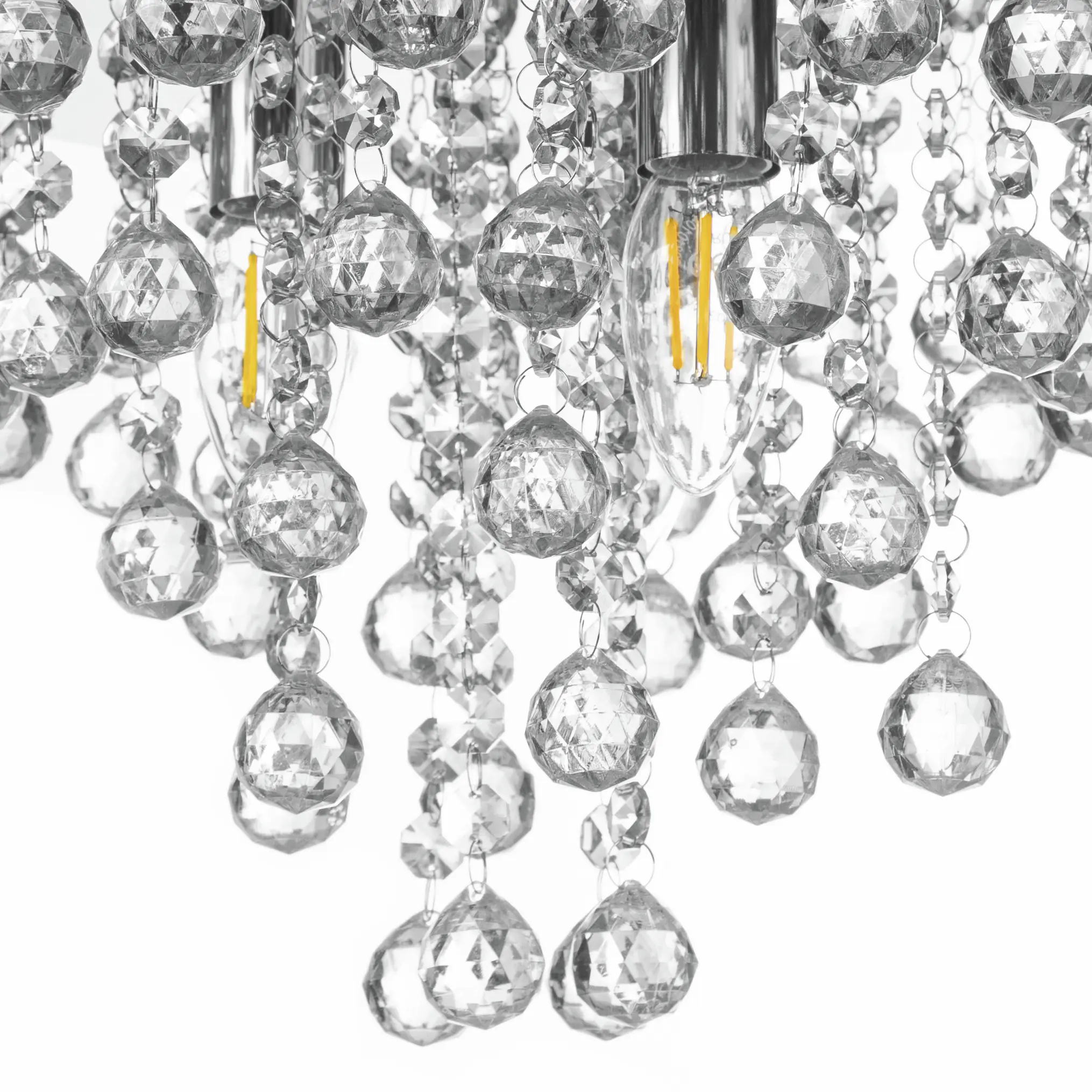 Globo Deckenleuchte London Ø 38 x 26 cm silber