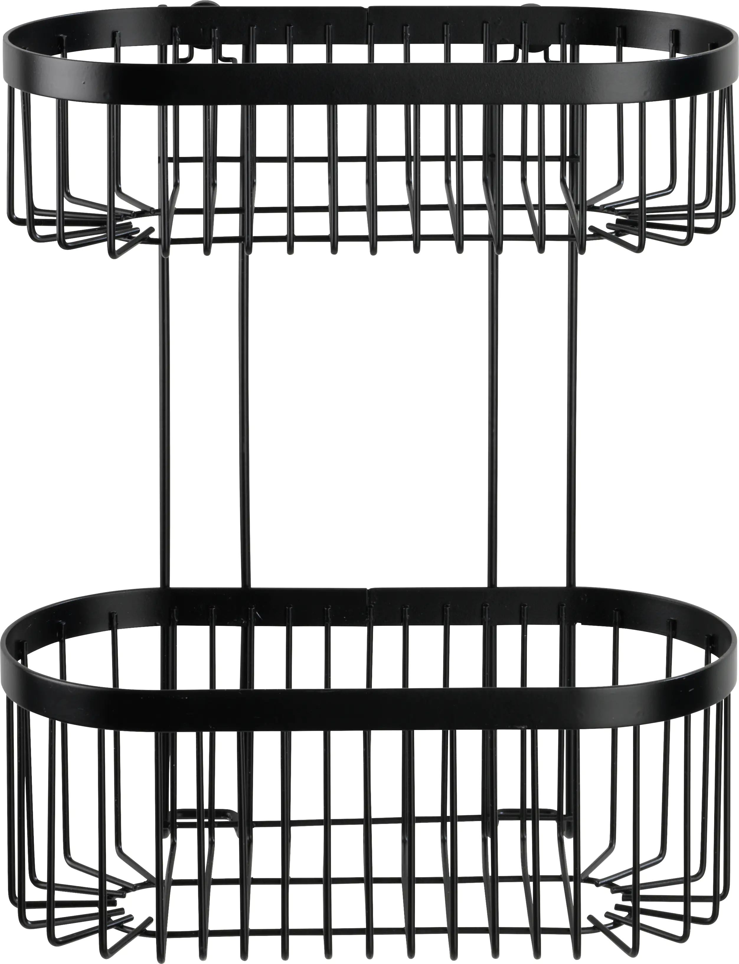 Wenko Wandregal Classic Plus Black, 2 Etagen