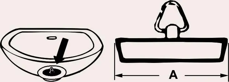 Cornat Ventilstopfen mit Dreikantbügel Ø 385mm