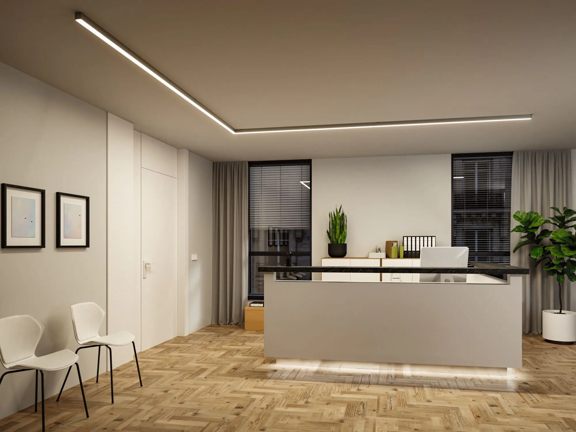 Paulmann Einspeisung für Lichtleiste Linion Power Channel 17 W Aluminium chrom-matt warmweiß 