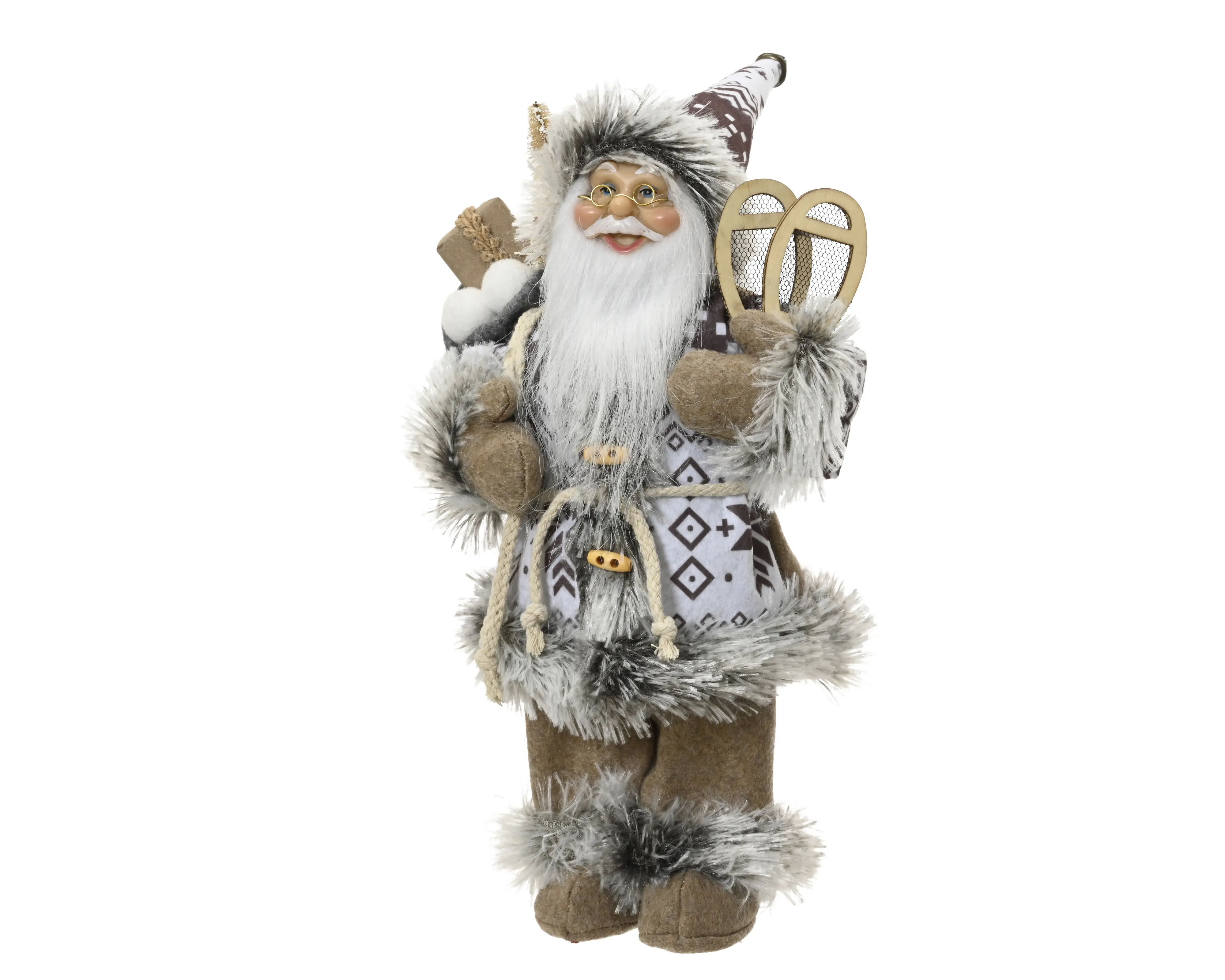 Decoris Dekofigur Weihnachtsmann 30 x 16 x 12 cm braun Decoris Dekofigur Weihnachtsmann 30 x 16 x 12 cm braun