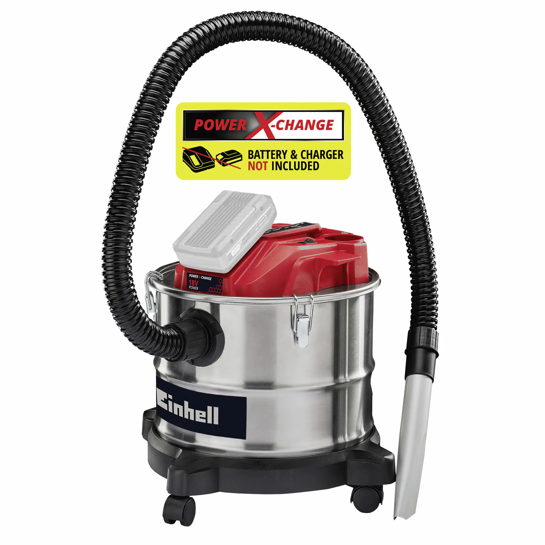 Einhell Akku-Aschesauger TE-AV 18/15 Li C Solo 18 V