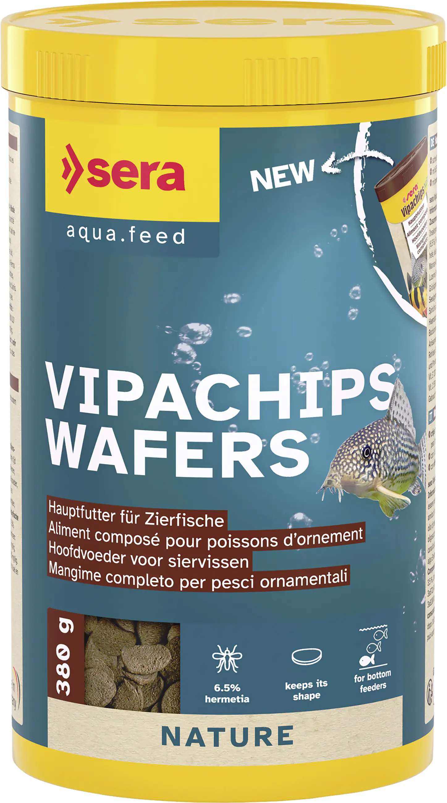 Sera Fischfutter Vipachips Wafers 1 L