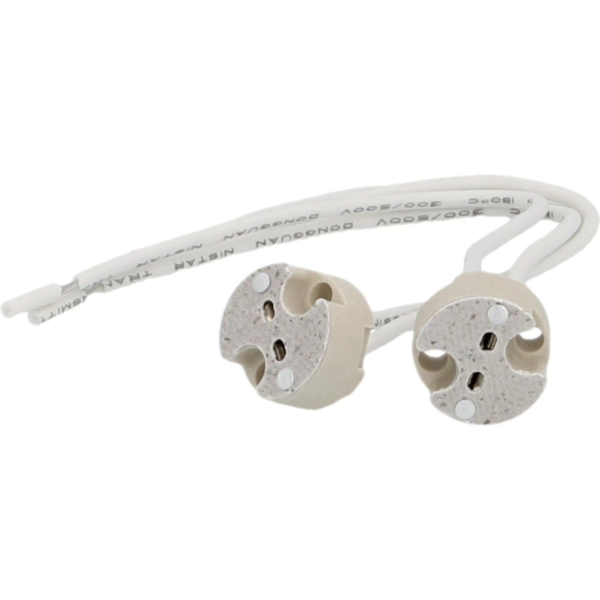 Niedervolt-Halogen-Fassung G 4/G 5,3/G 6,35, 2er Pack Niedervolt-Halogen-Fassung G 4/G 5,3/G 6,35, 2er Pack