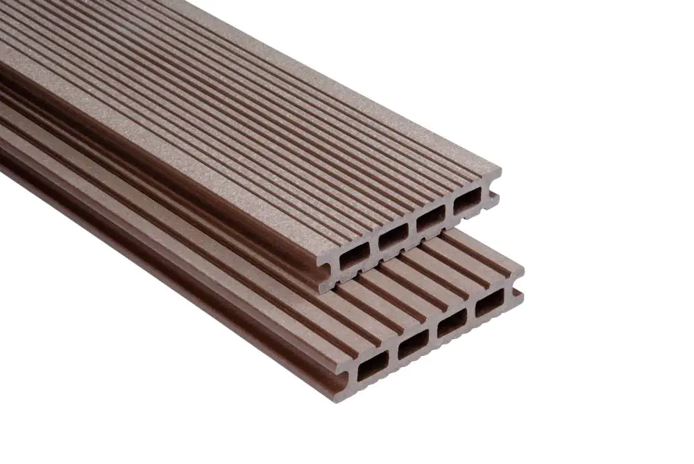Kovalex Terrassendiele WPC 14,5 x 2,6 cm schoko gebürstet Meterware Kovalex Terrassendiele WPC 14,5 x 2,6 cm schoko gebürstet Meterware