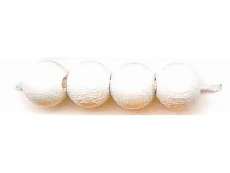 Glorex Holzperle weiß 10 mm