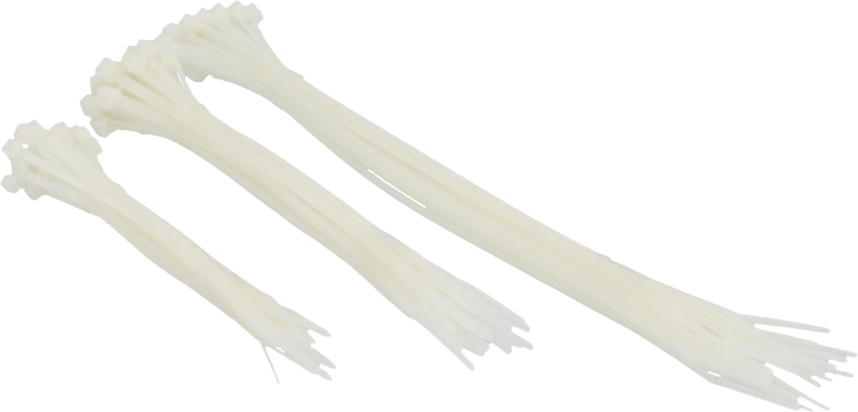 Kabelbinder-Set 3 x 25 Stück, sortiert, transparent Kabelbinder-Set 3 x 25 Stück, sortiert, transparent