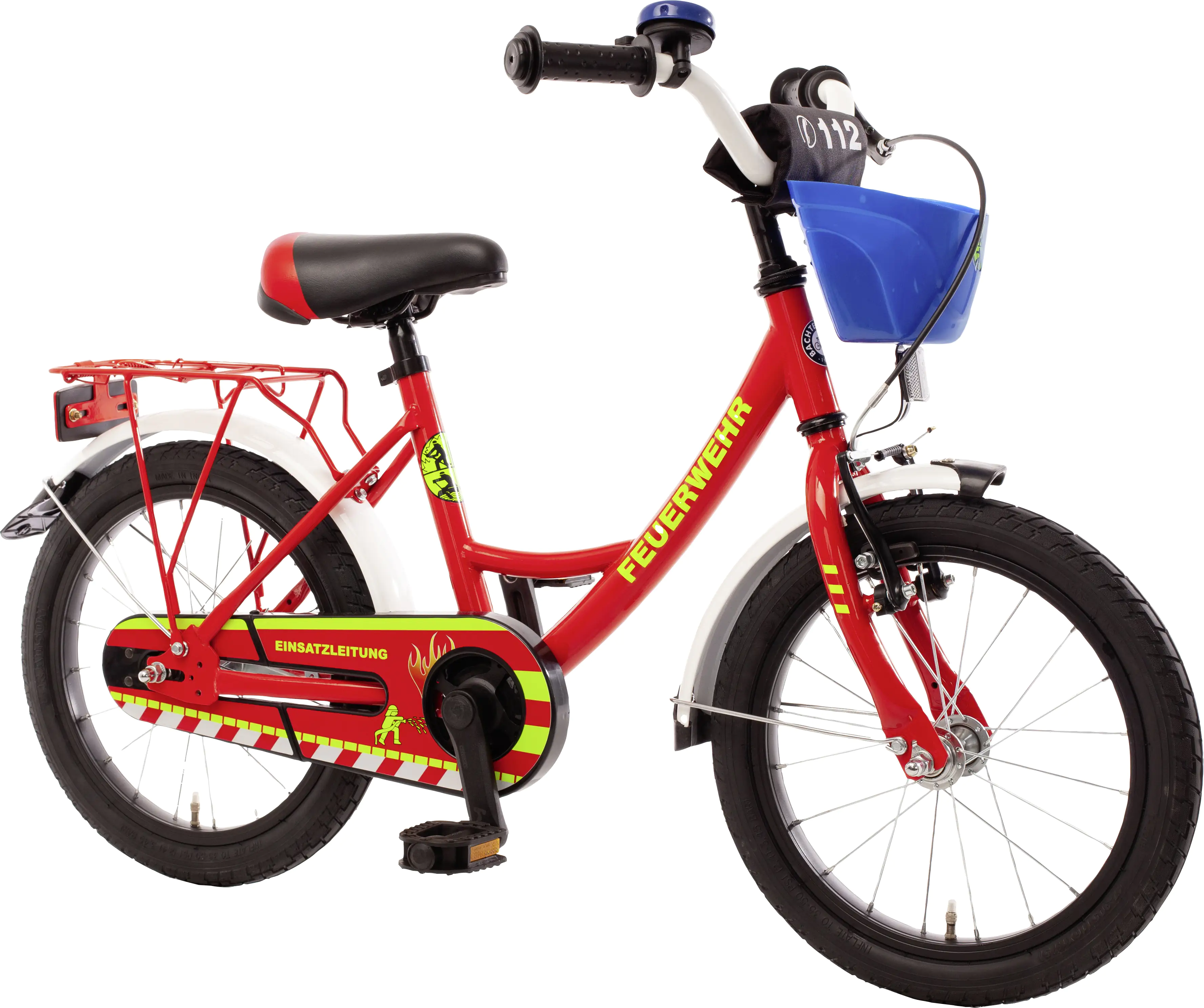Bachtenkirch Kinderfahrrad Feuerwehr 16 Zoll feuerrot Bachtenkirch Kinderfahrrad Feuerwehr 16 Zoll feuerrot