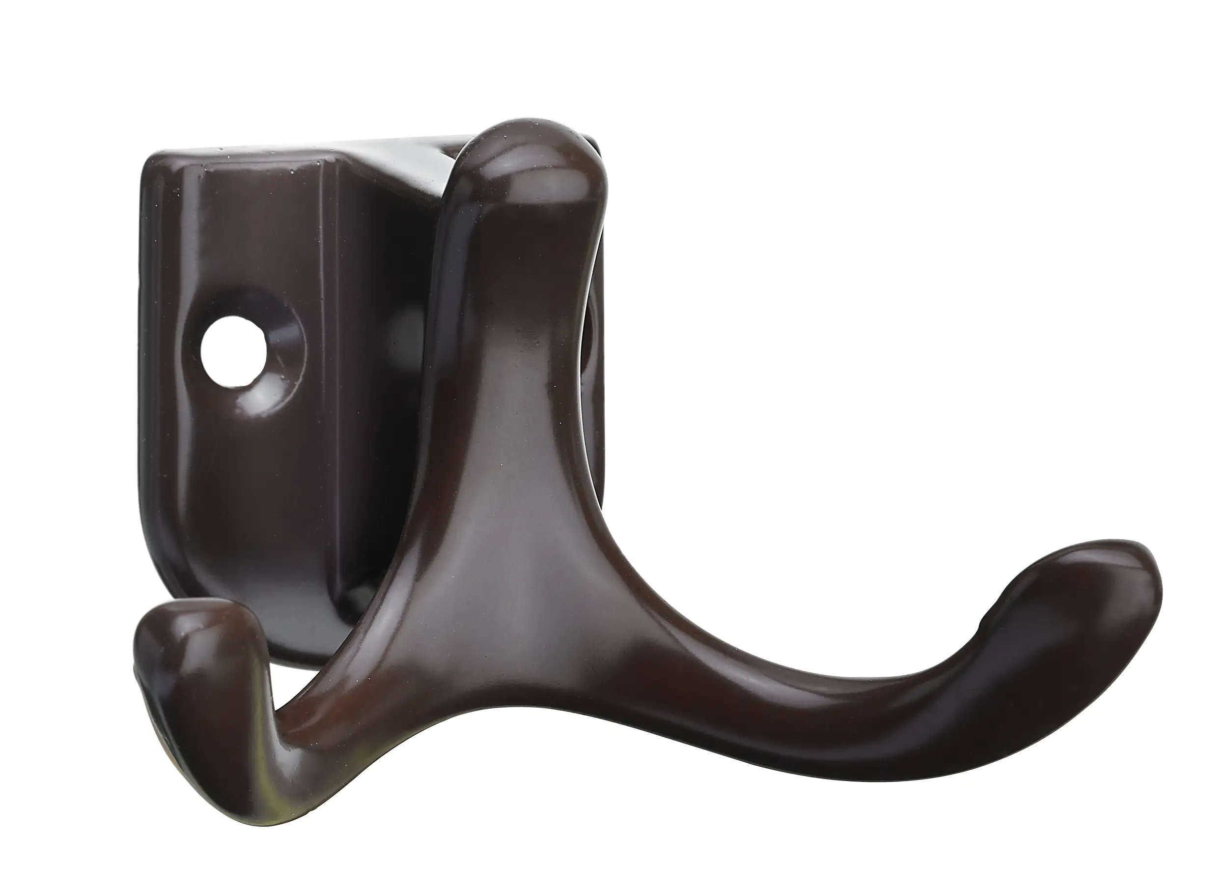 Hettich Mantelhaken 4,3 x 7,2 x 4,9 cm Zinkdruckguss braun - 1 Stück