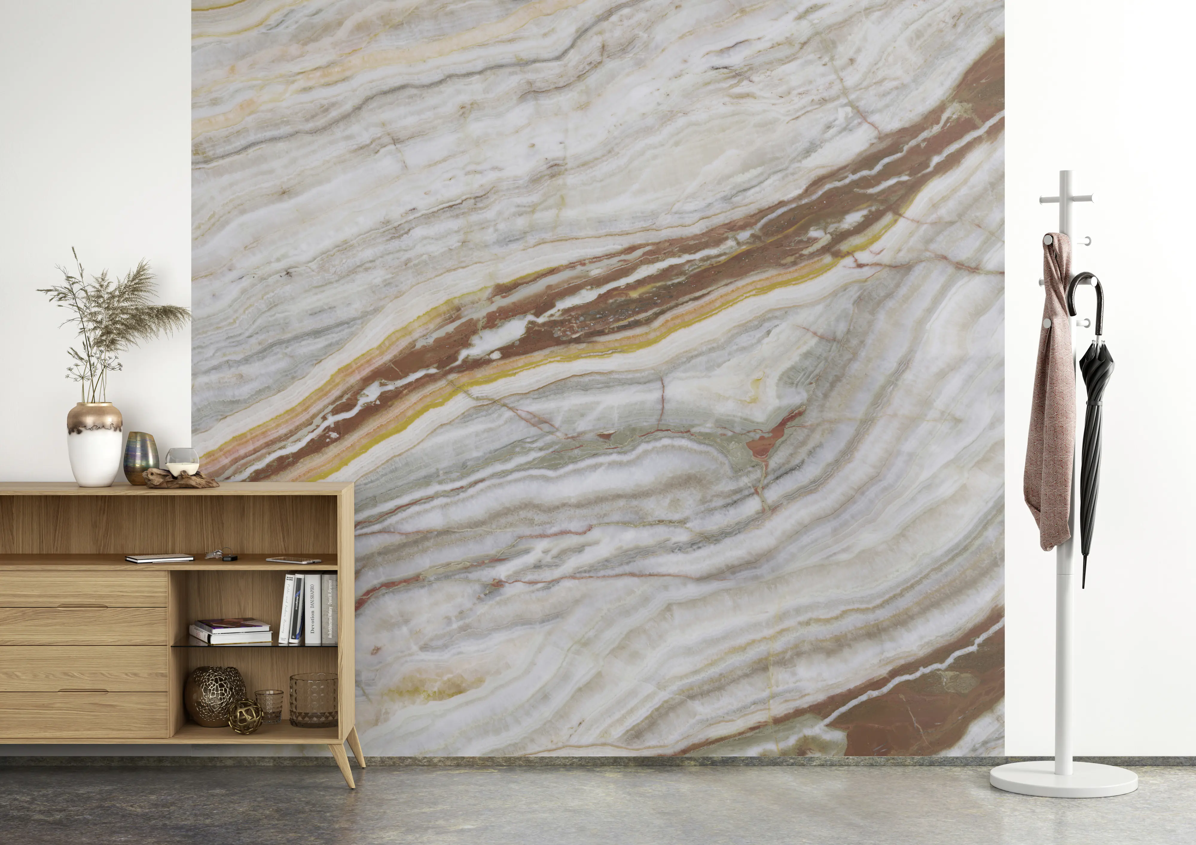 Rasch Vlies Fototapete 364620 Braun-Braungrau Muster & Motive 2,65 m x 2,65 m