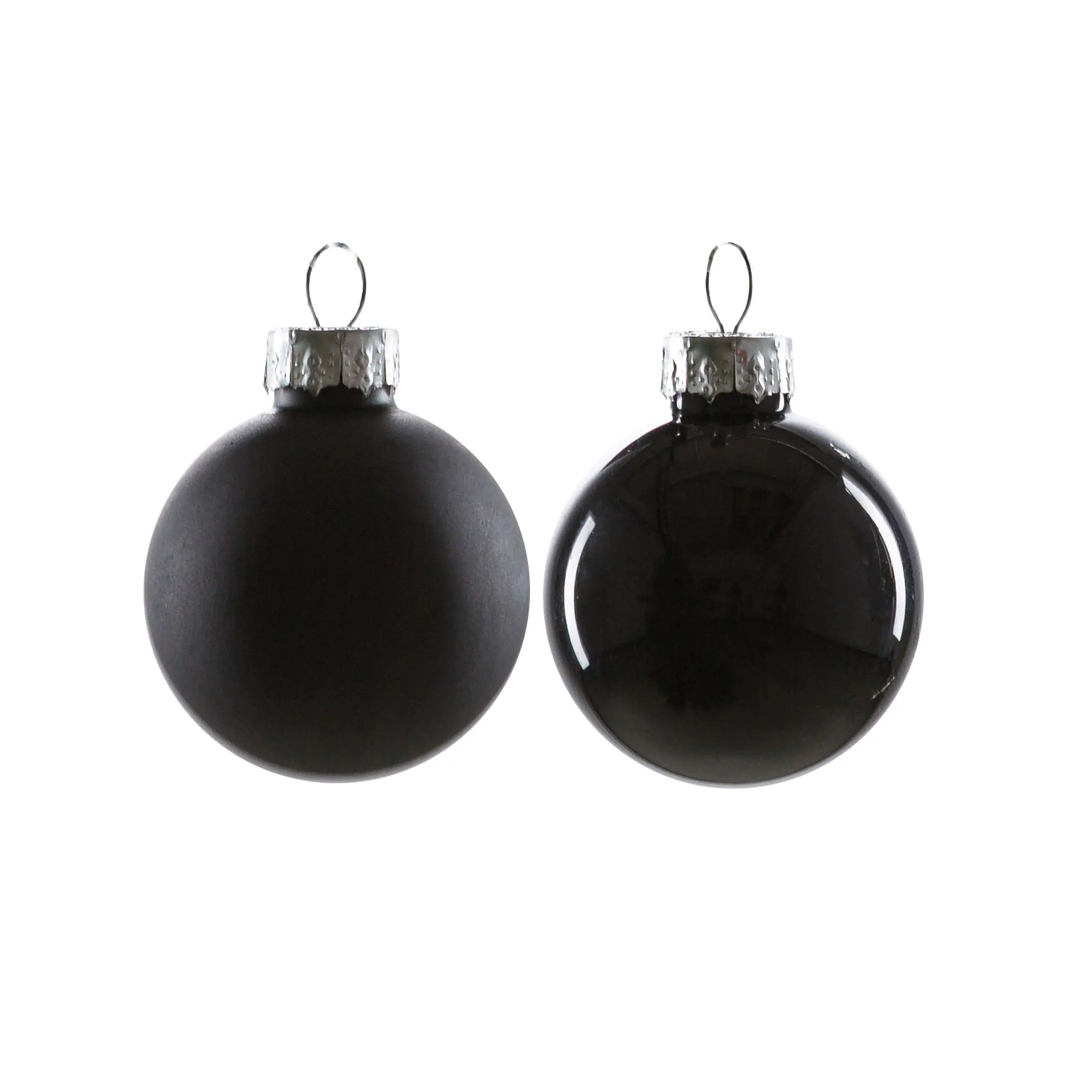 TrendLine Weihnachtskugeln aus Glas Ø 3,5 cm schwarz 16 Stück\n
