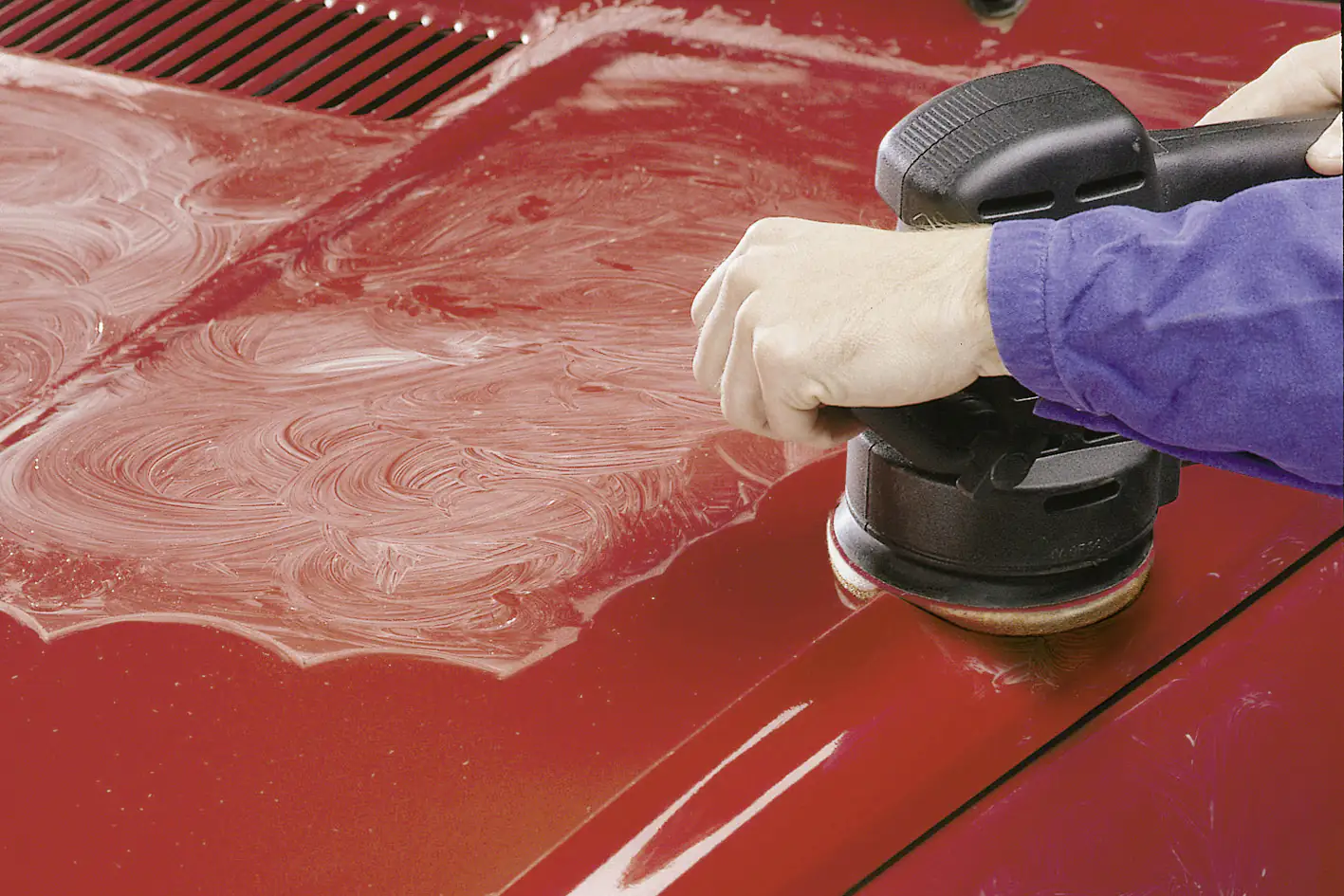 Wolfcraft Polierfilz Ø 125 mm für Exzenterschleifer