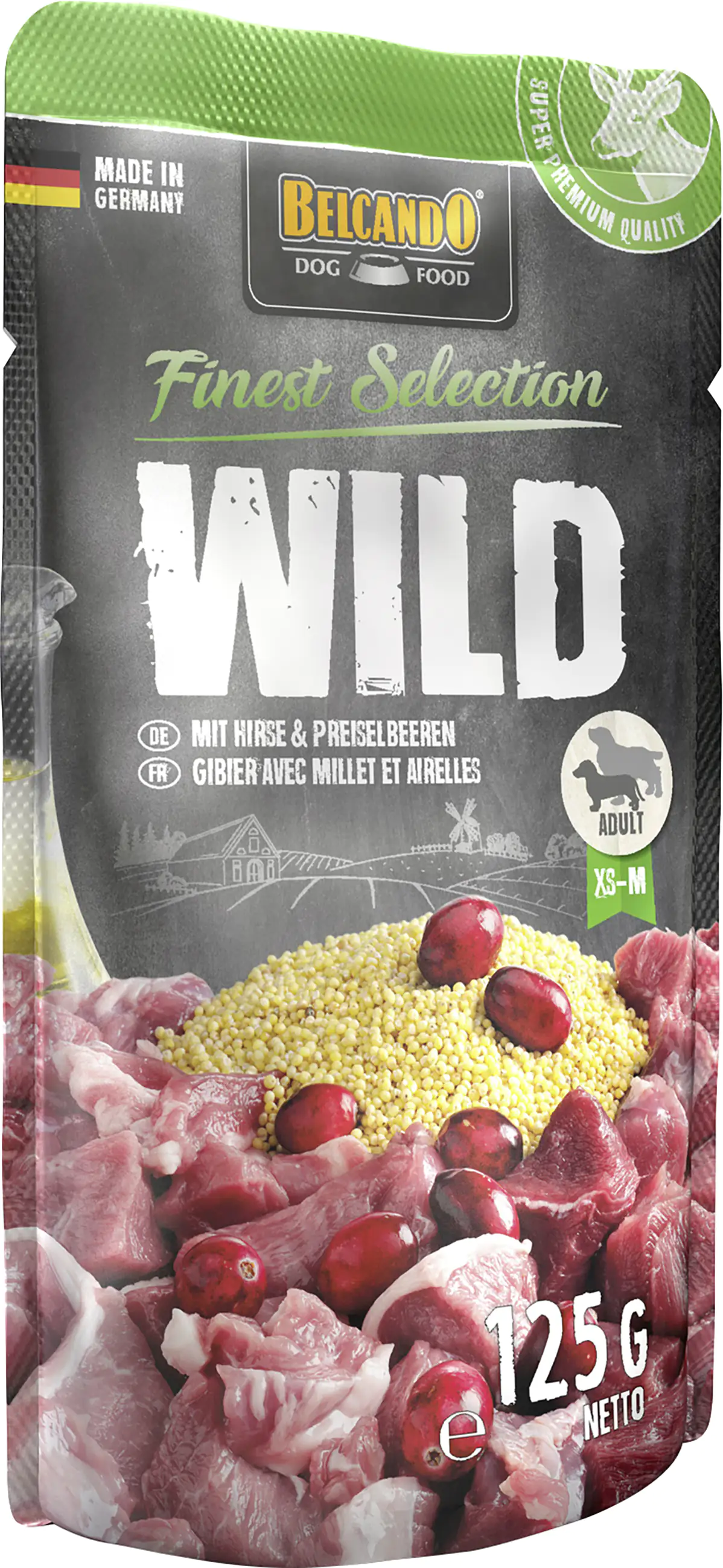 Belcando Wild mit Hirse 125 g