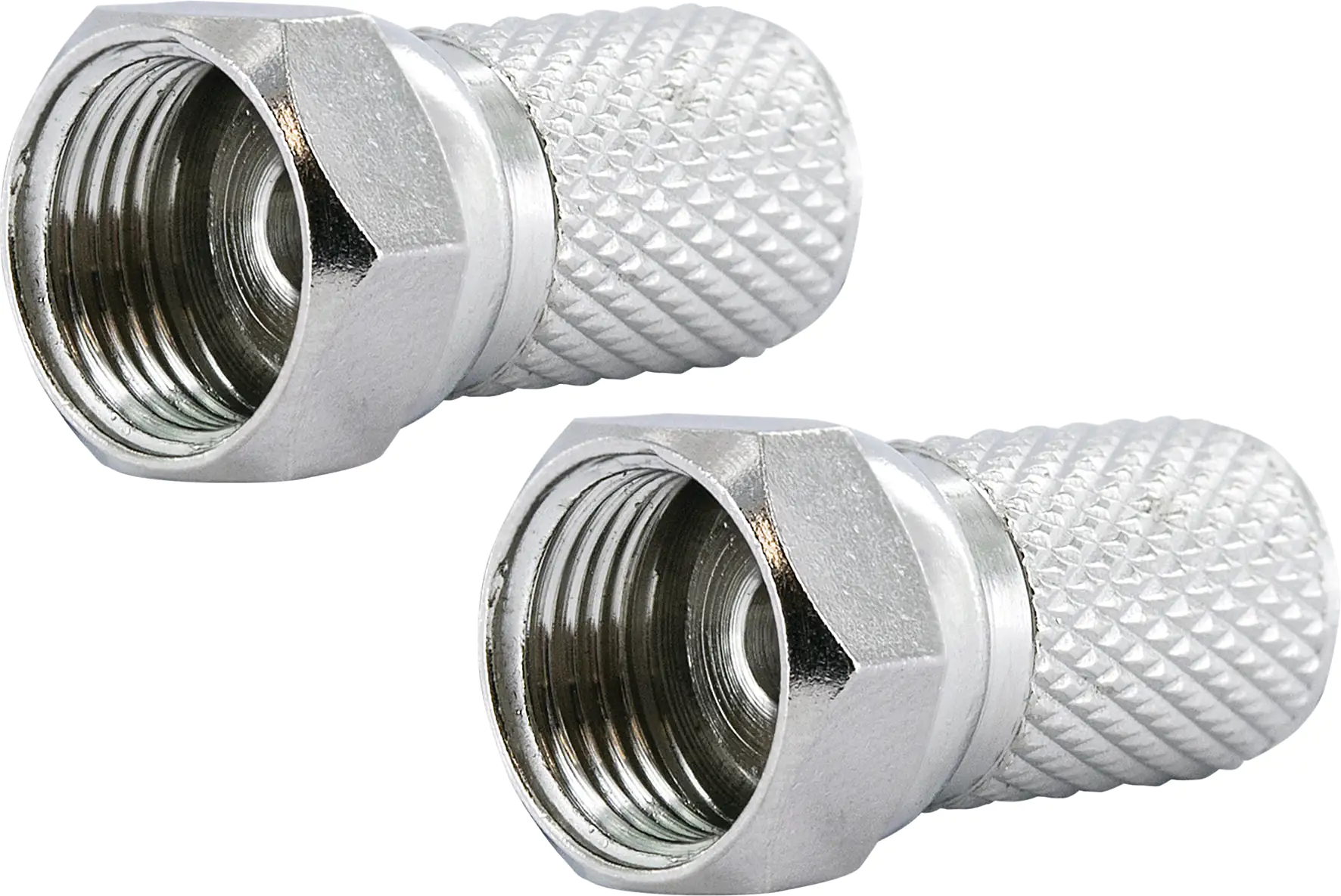 Schwaiger F Stecker FST8002 531 2x F Aufdrehstecker für Kabel mit 8mm Durchmesser Schwaiger F Stecker FST8002 531 2x F Aufdrehstecker für Kabel mit 8mm Durchmesser