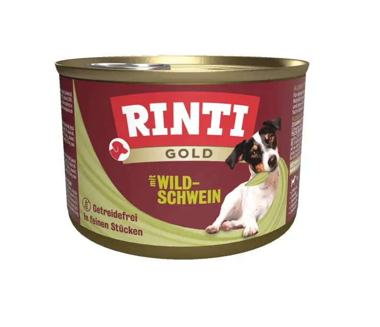 Rinti Gold Hundenassfutter Adult getreidefrei 185 g Wildschwein