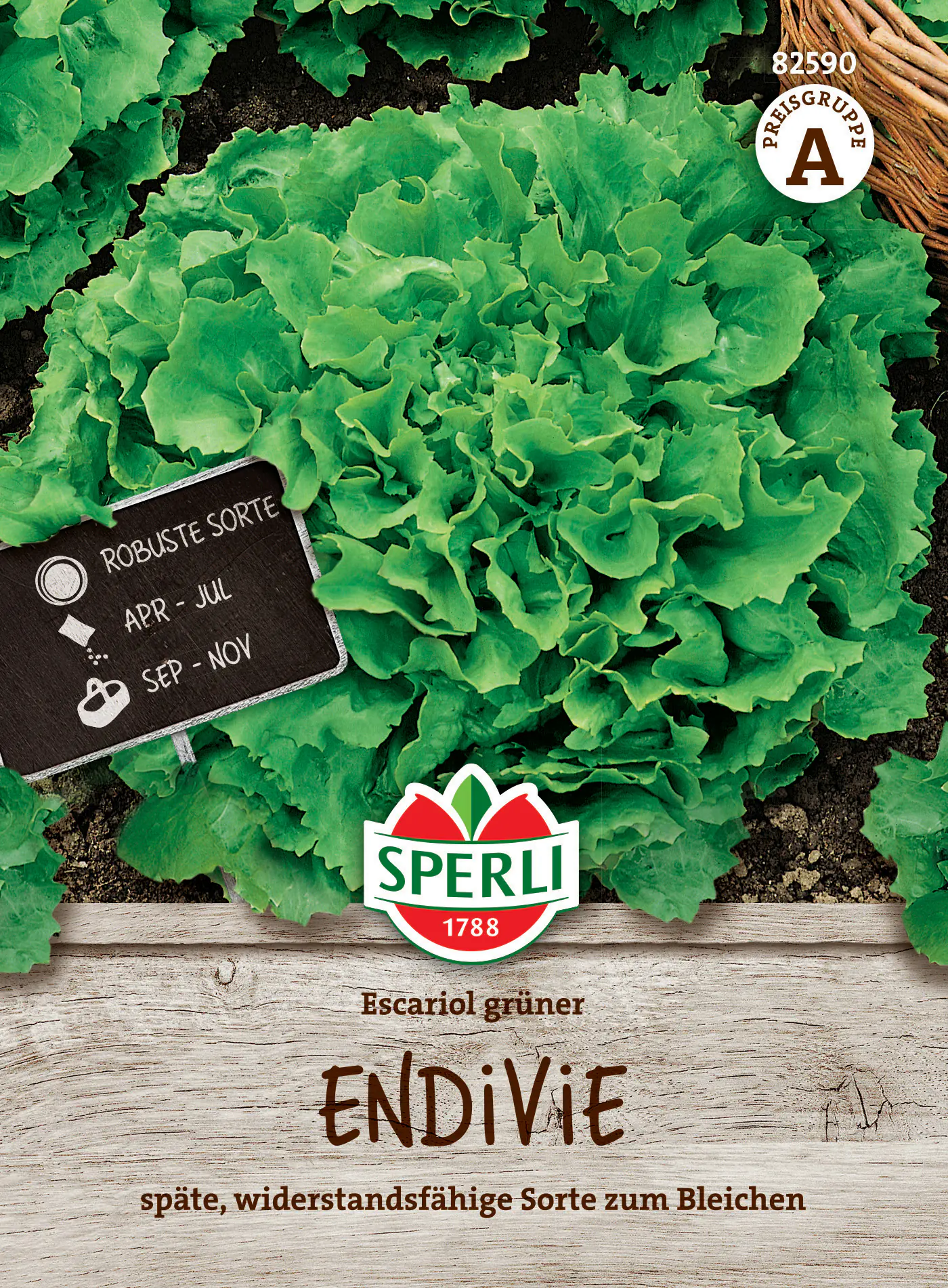 Sperli Saatgut Endivie Escariol für ca. 130 Pflanzen