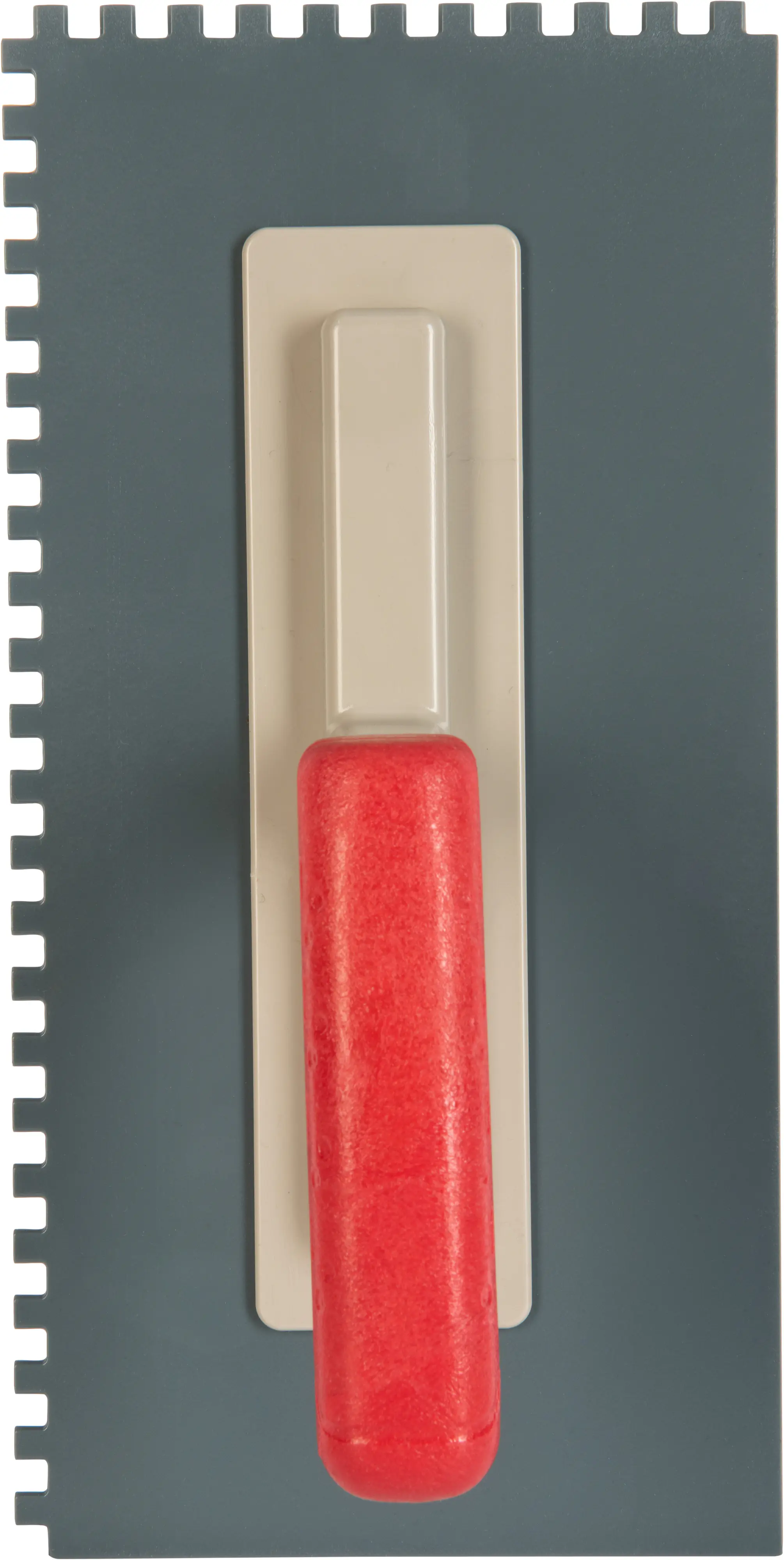 Zahnglättekelle 280 x 140 mm, Zahnung 6 x 6 mm Kunststoff