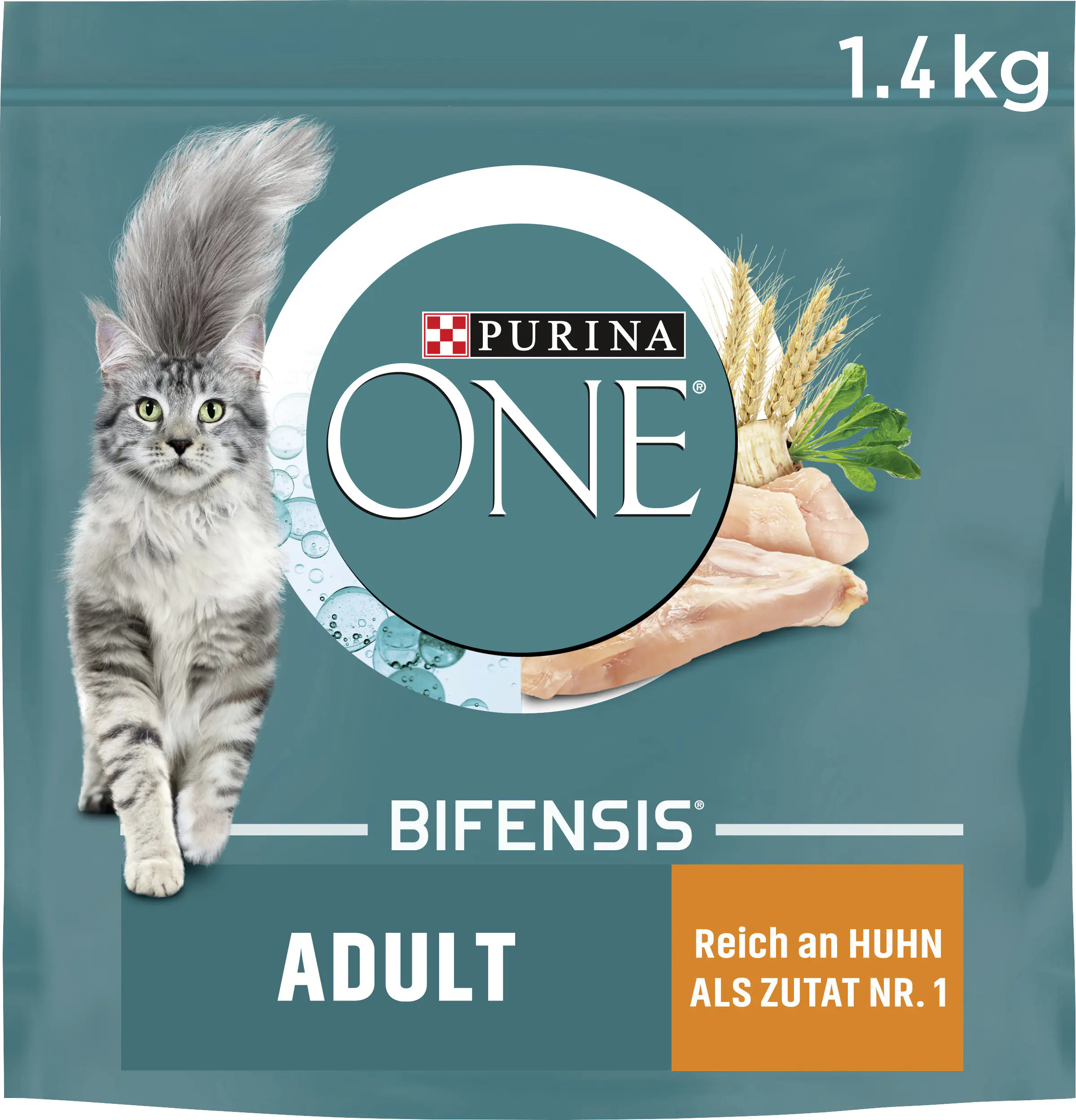 Purina One Katzenfutter Adult reich an Huhn 1,4 kg
