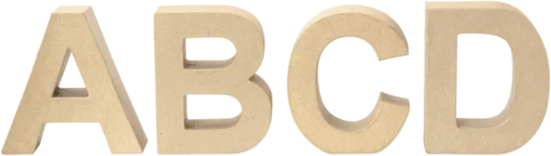 Glorex Papp-Buchstabe A 17,5 x 5,5 cm