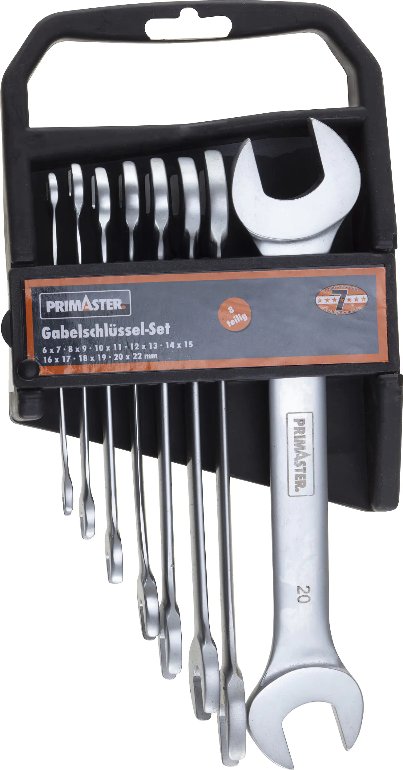 4004646226820 Primaster Maulschlüssel-Set 8-teilig 6 - 22 mm